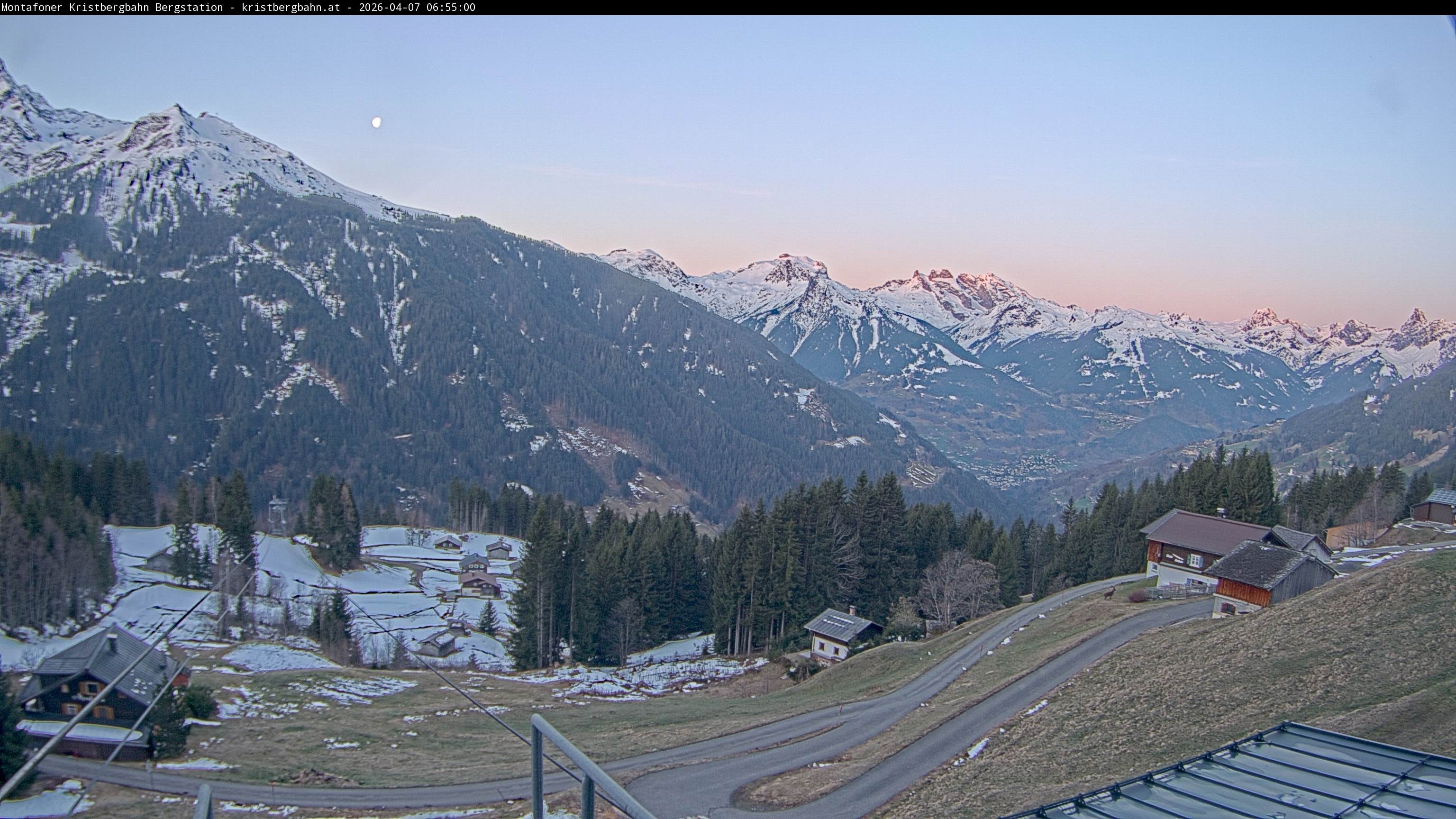 Archiv Foto Webcam Bergstation Montafoner Kristbergbahn, Vorarlberg