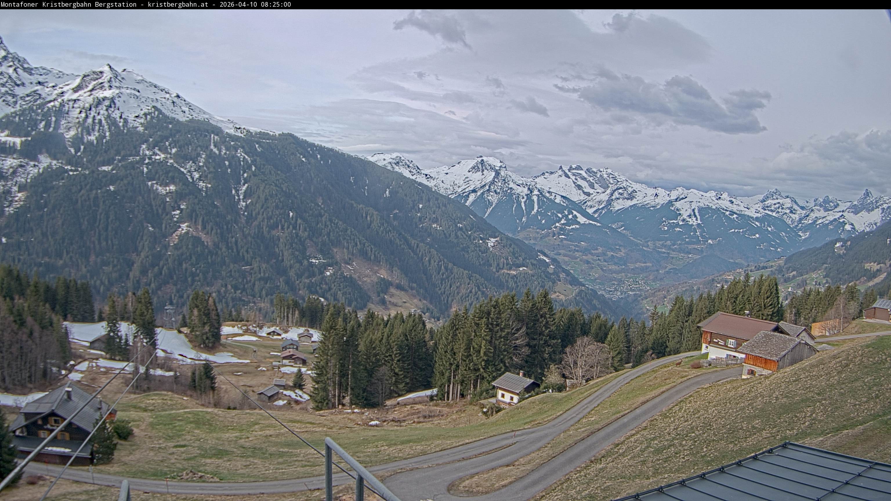 Archiv Foto Webcam Bergstation Montafoner Kristbergbahn, Vorarlberg
