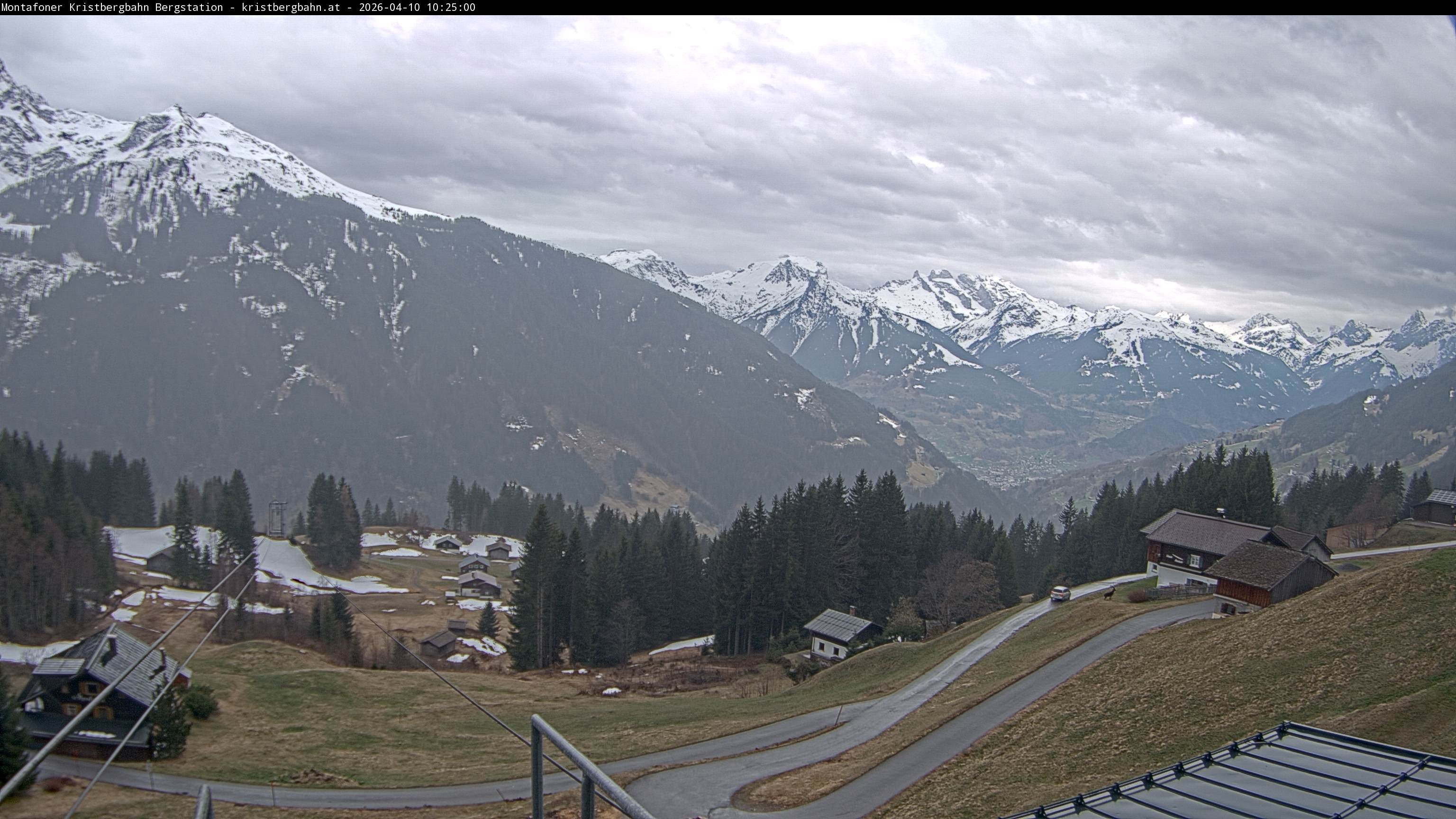 Archiv Foto Webcam Bergstation Montafoner Kristbergbahn, Vorarlberg