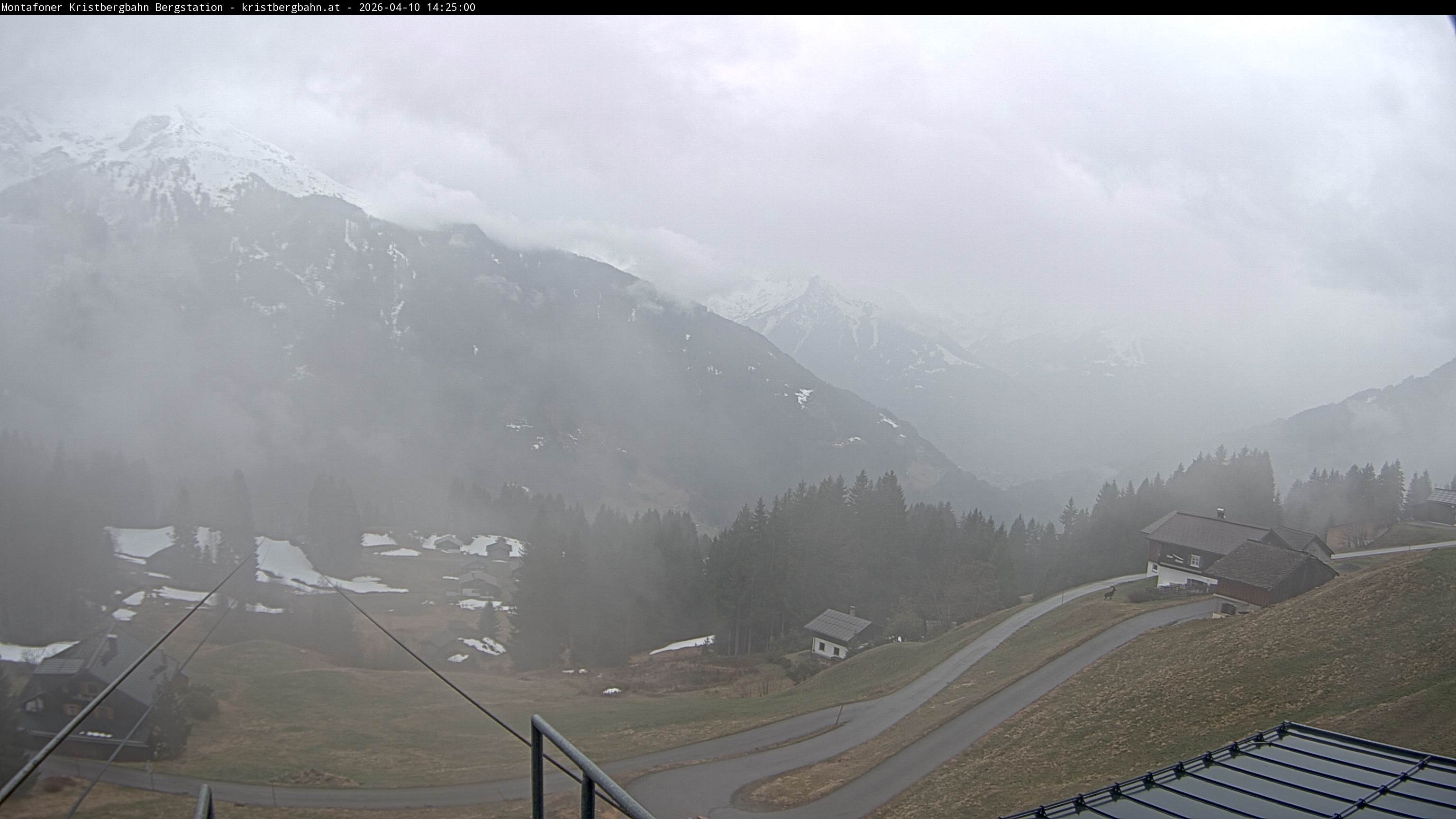 Archiv Foto Webcam Bergstation Montafoner Kristbergbahn, Vorarlberg