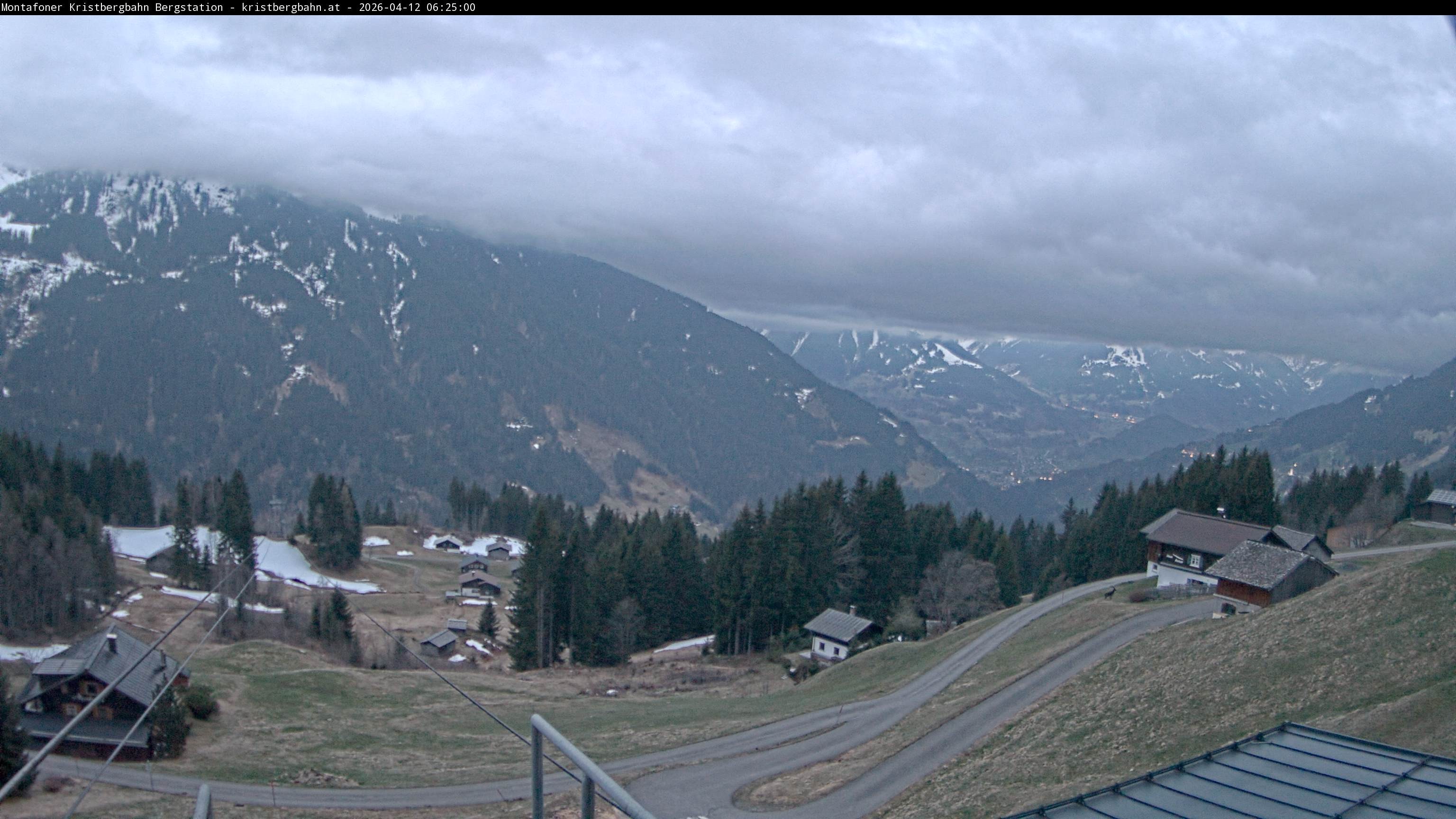 Archiv Foto Webcam Bergstation Montafoner Kristbergbahn, Vorarlberg