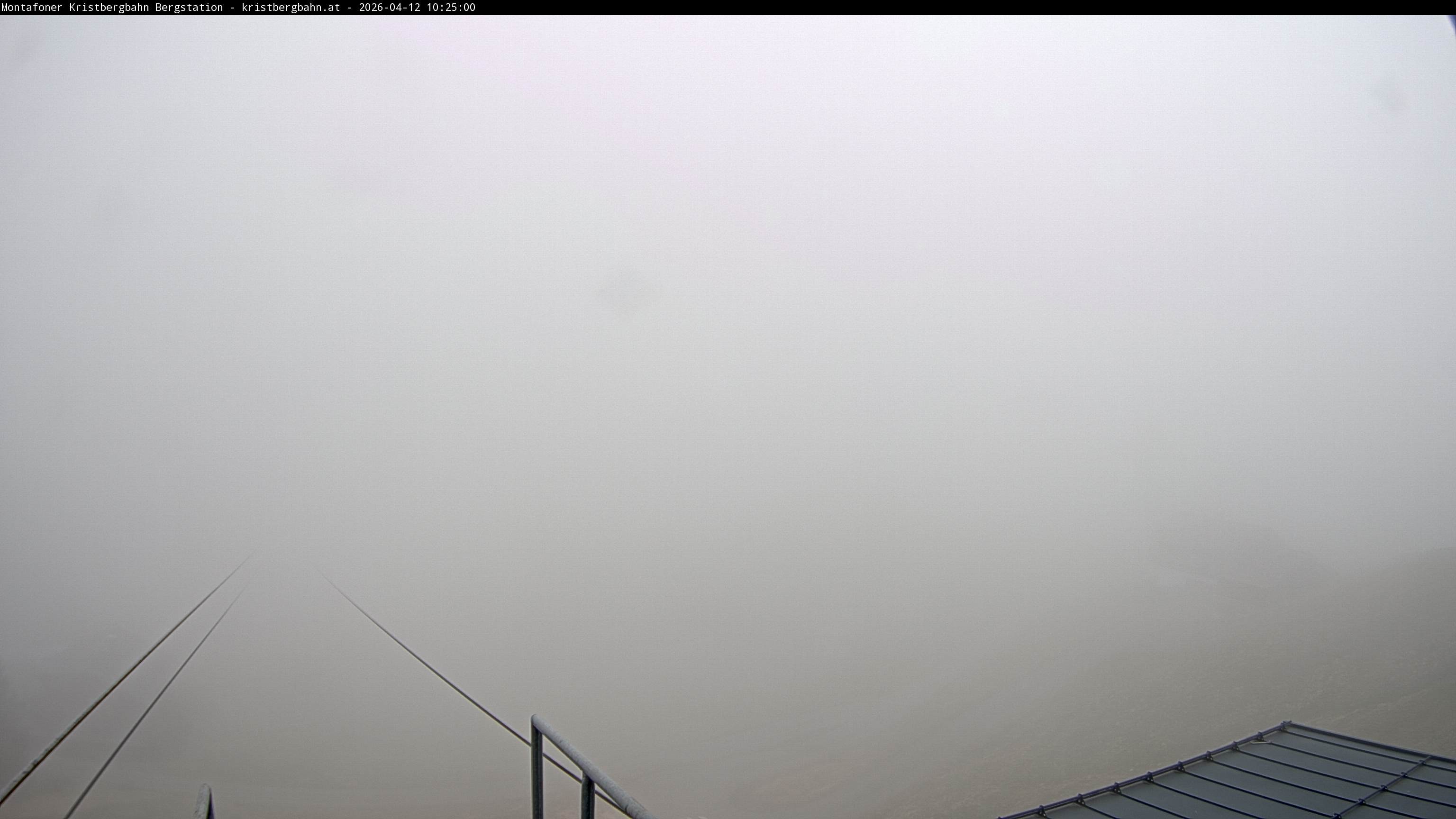 Archiv Foto Webcam Bergstation Montafoner Kristbergbahn, Vorarlberg