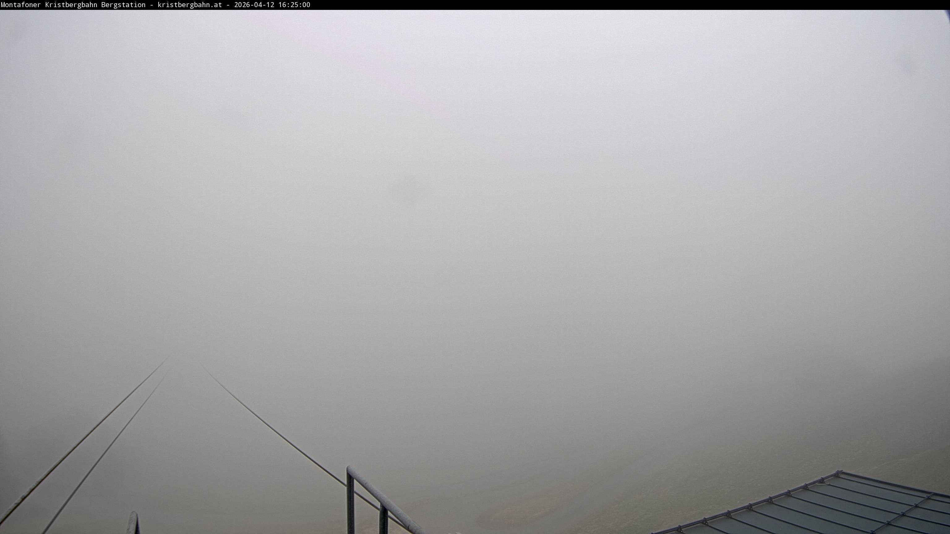 Archiv Foto Webcam Bergstation Montafoner Kristbergbahn, Vorarlberg