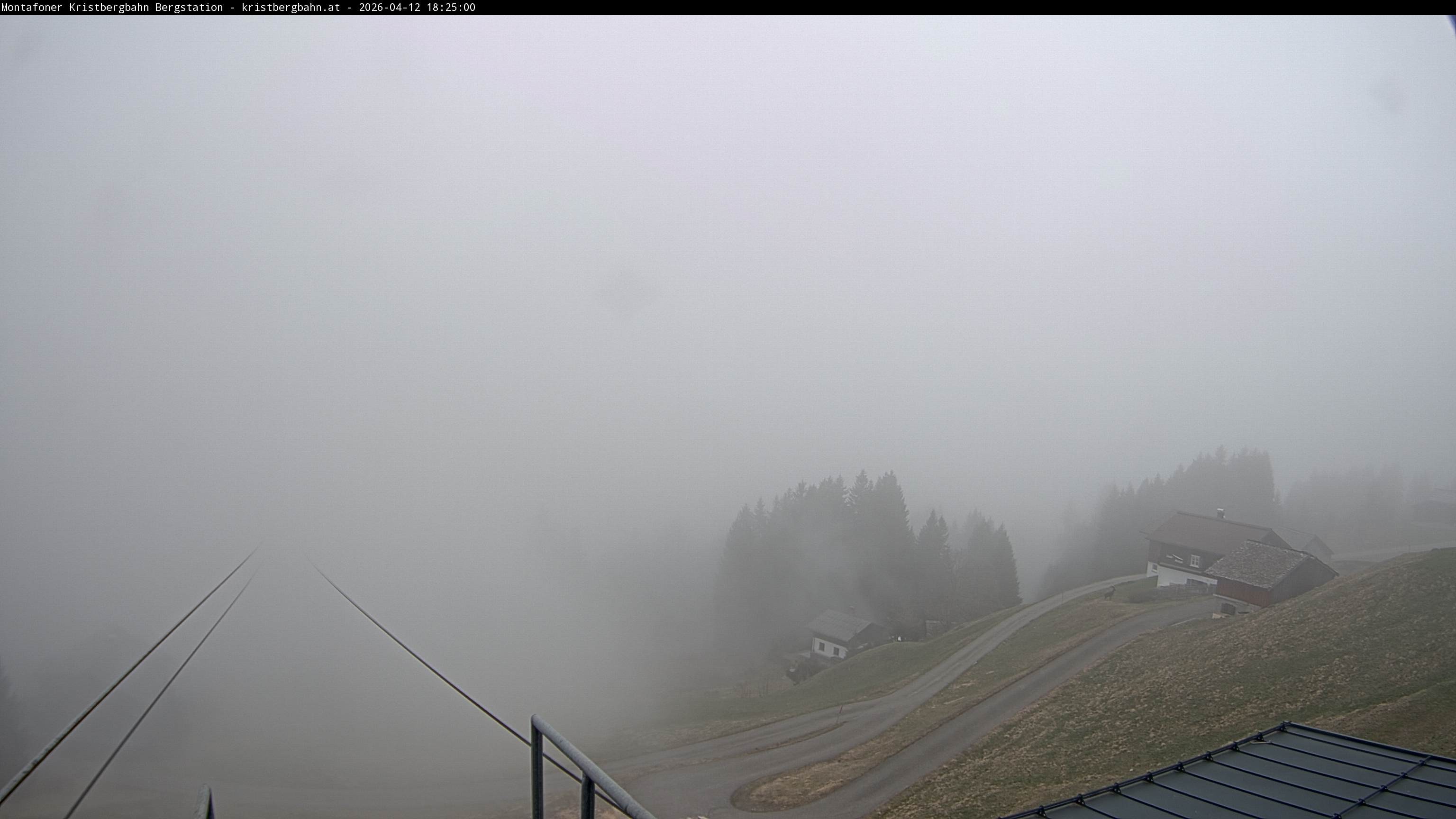 Archiv Foto Webcam Bergstation Montafoner Kristbergbahn, Vorarlberg