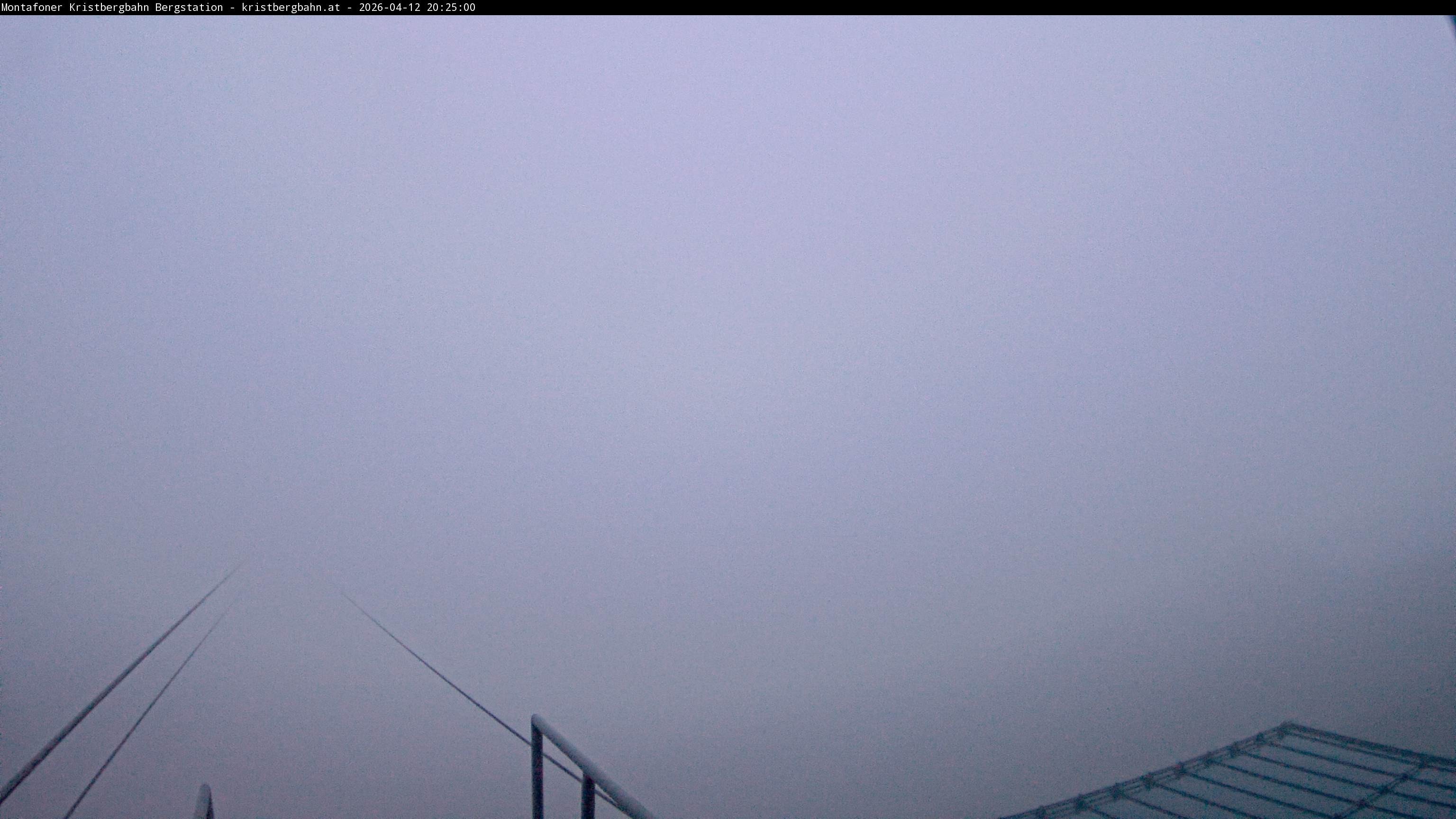 Archiv Foto Webcam Bergstation Montafoner Kristbergbahn, Vorarlberg