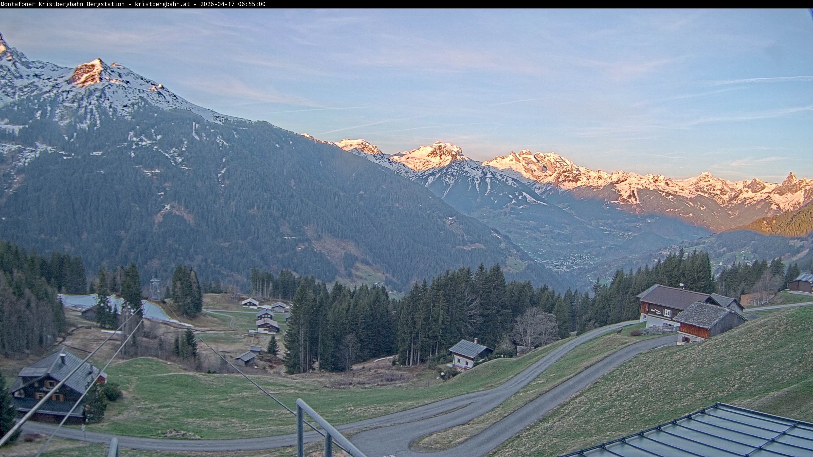 Archiv Foto Webcam Bergstation Montafoner Kristbergbahn, Vorarlberg