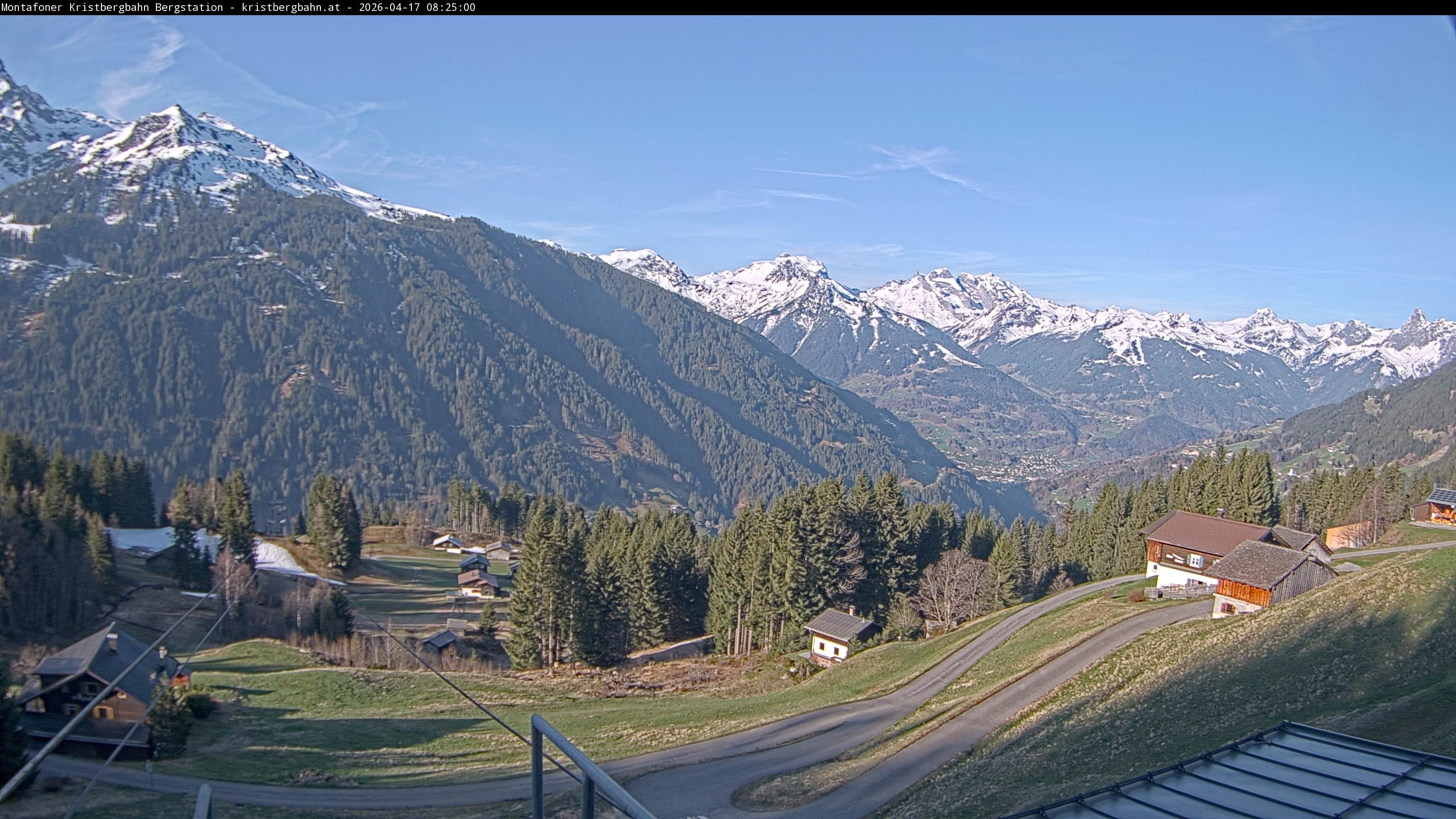 Archiv Foto Webcam Bergstation Montafoner Kristbergbahn, Vorarlberg