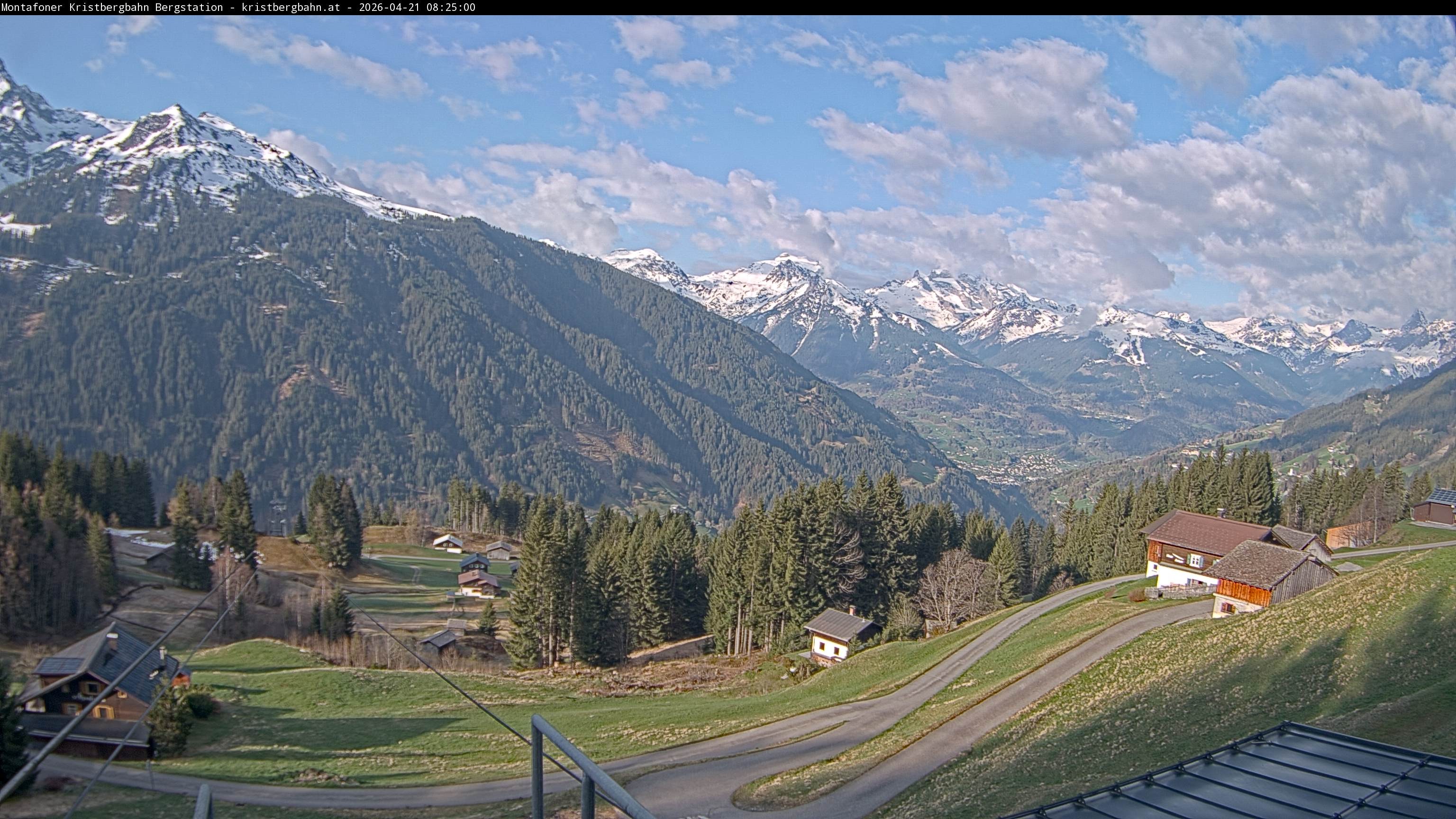 Archiv Foto Webcam Bergstation Montafoner Kristbergbahn, Vorarlberg