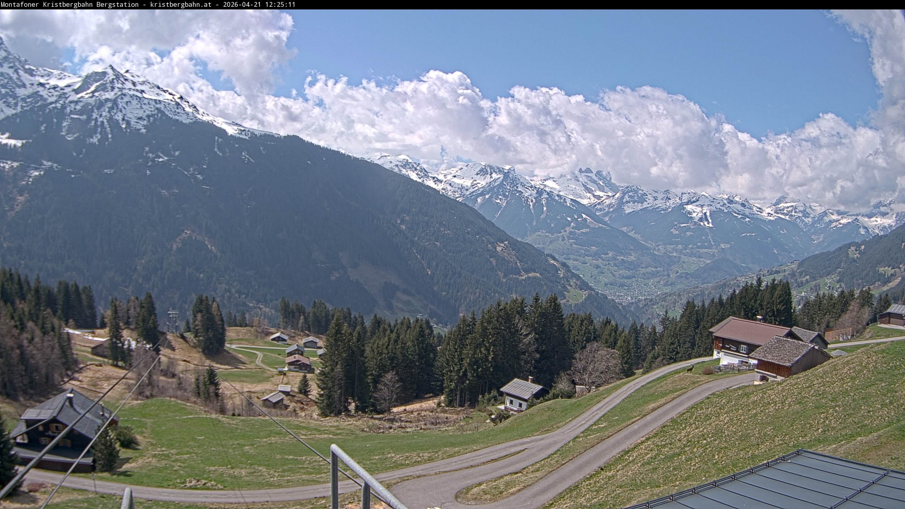 Archiv Foto Webcam Bergstation Montafoner Kristbergbahn, Vorarlberg