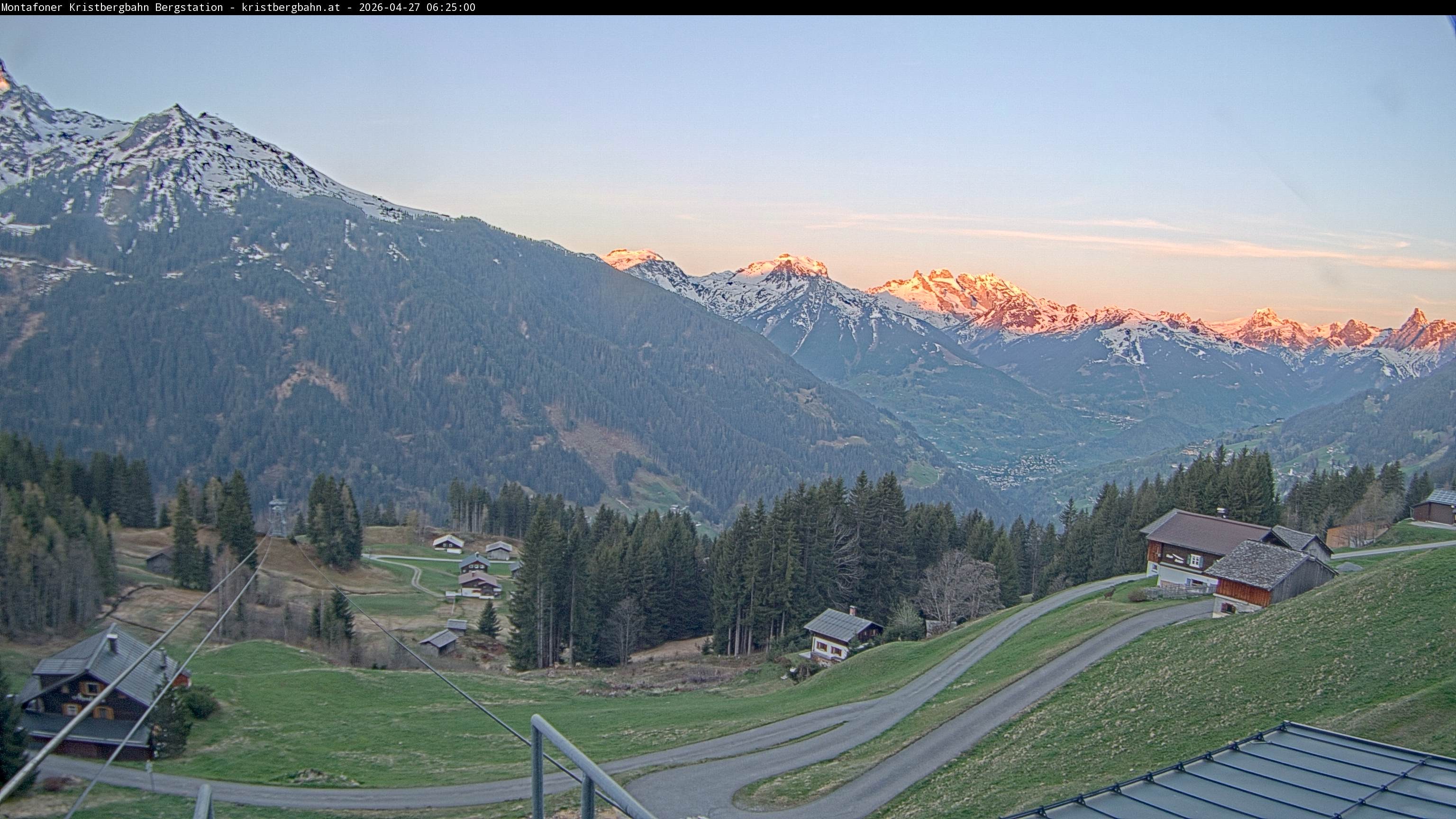 Archived image Webcam Top station Montafoner Kristbergbahn, Vorarlberg