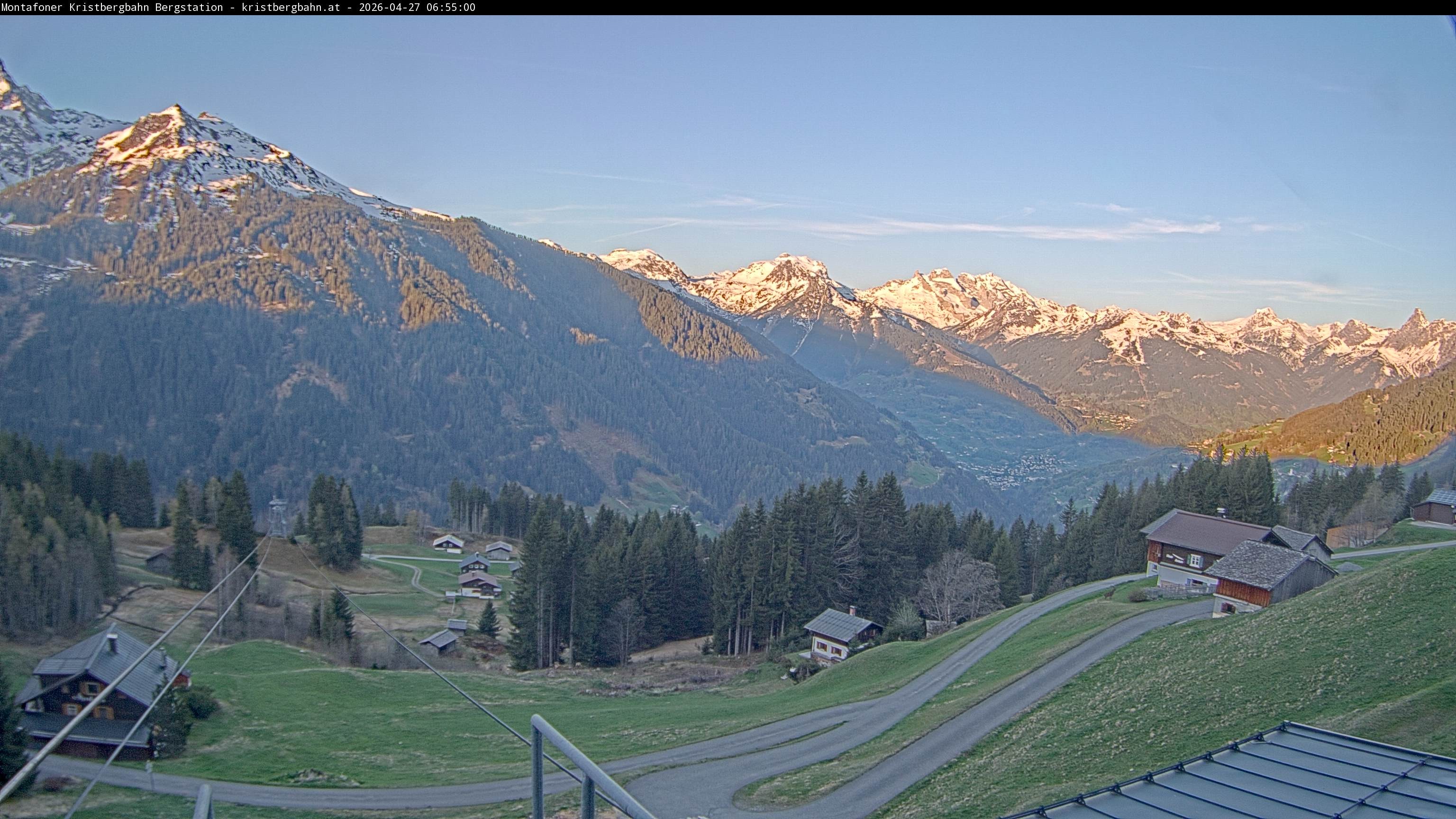 Archived image Webcam Top station Montafoner Kristbergbahn, Vorarlberg