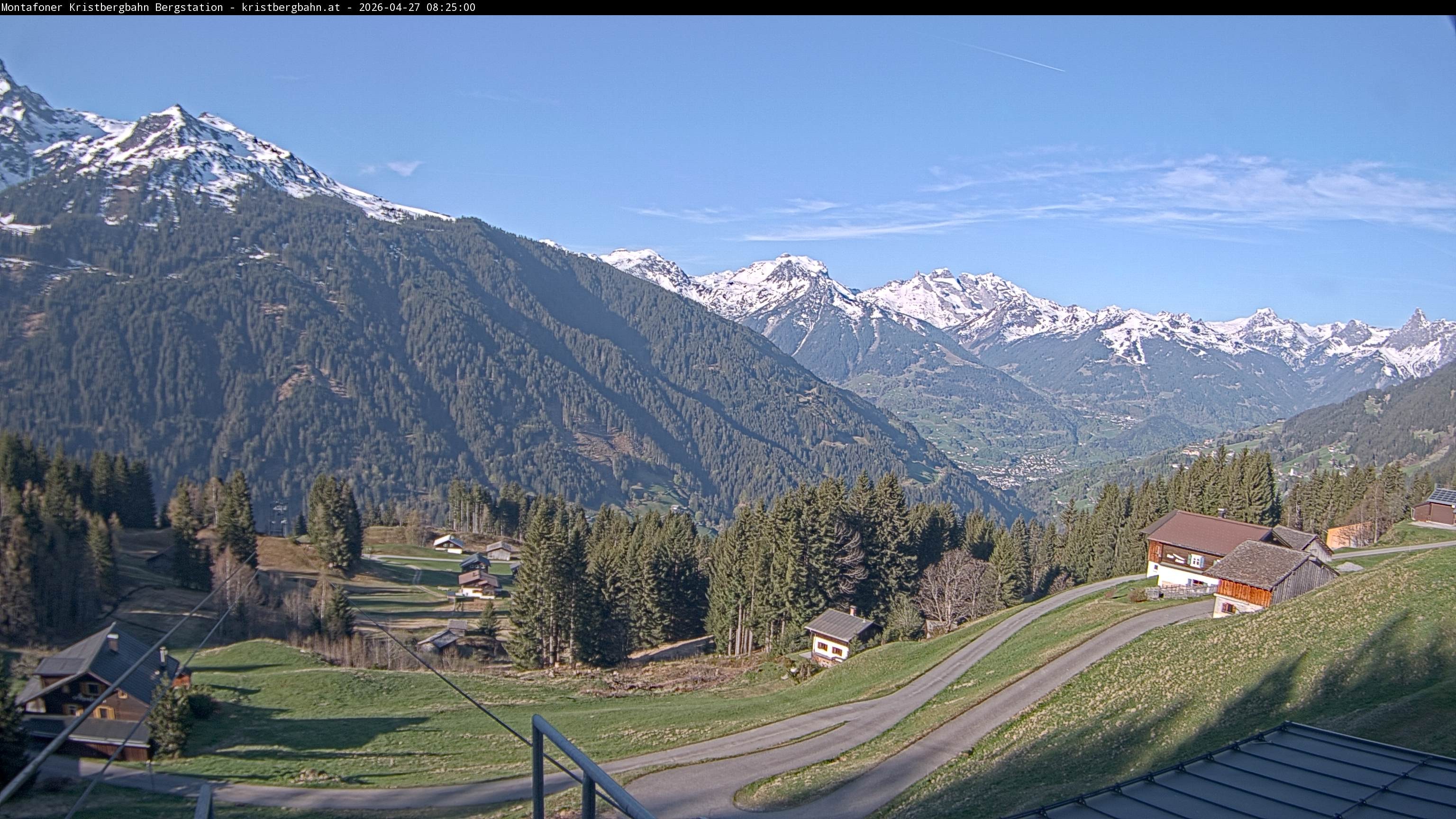 Archived image Webcam Top station Montafoner Kristbergbahn, Vorarlberg