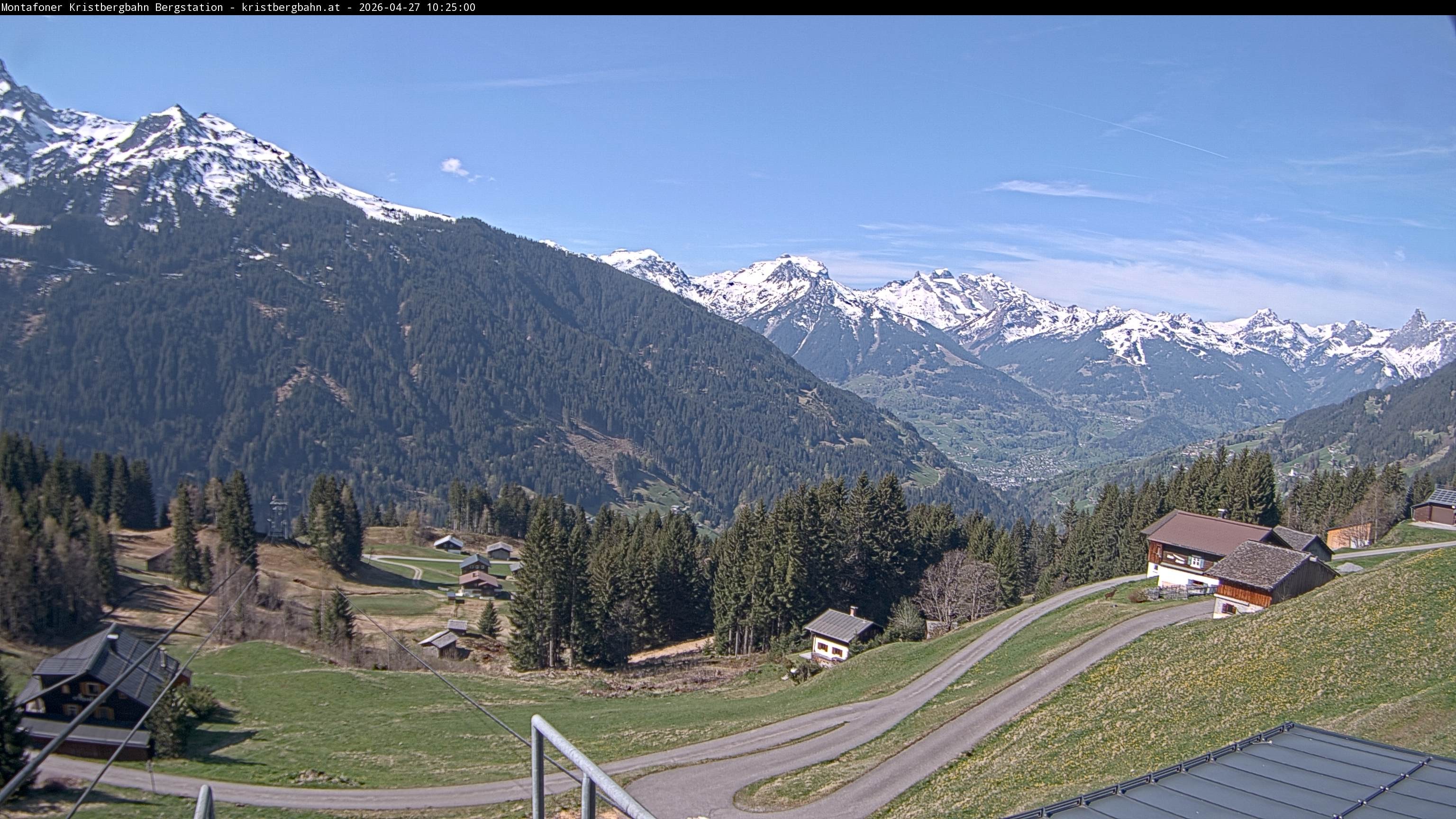 Archived image Webcam Top station Montafoner Kristbergbahn, Vorarlberg