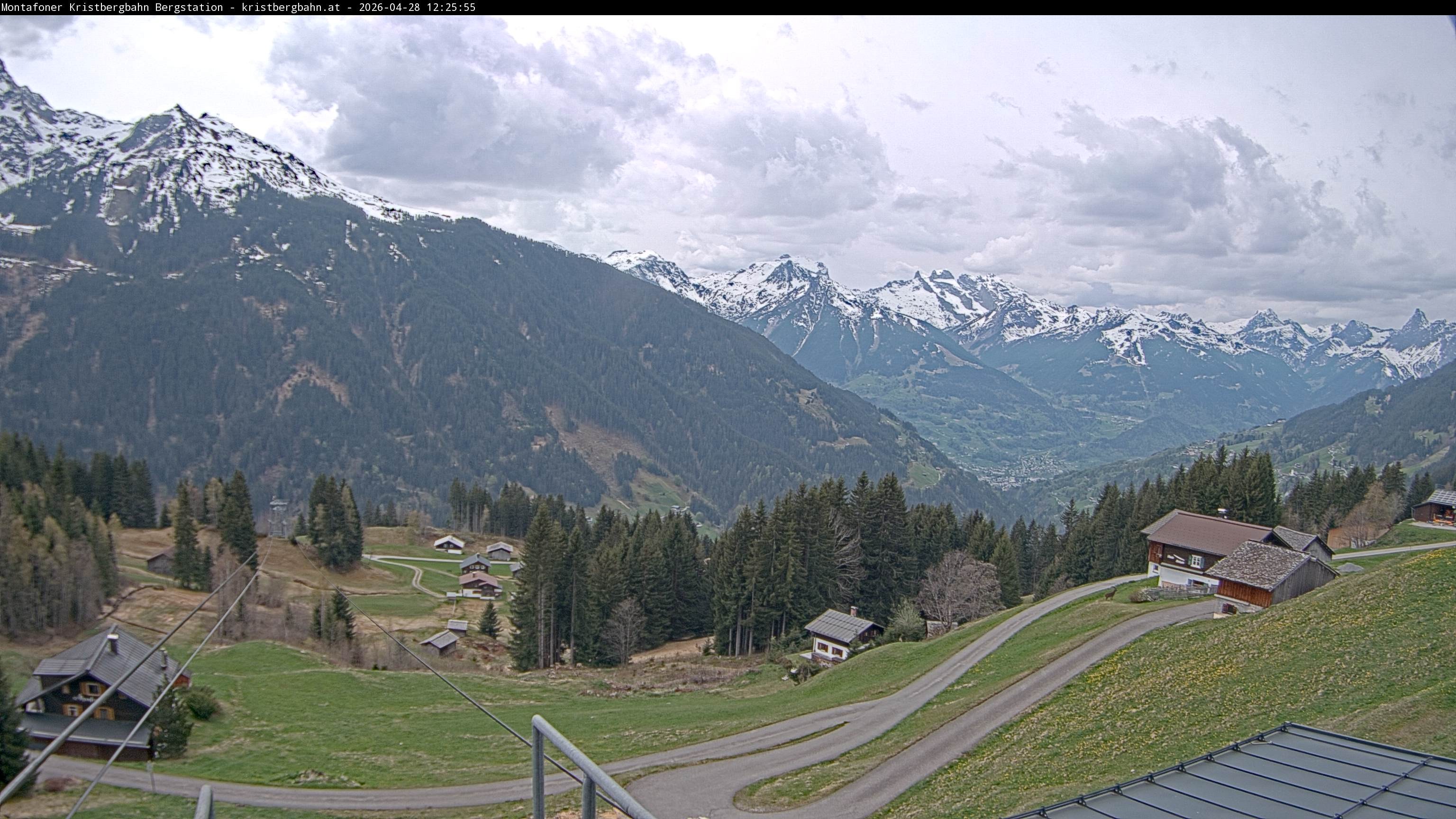 Archiv Foto Webcam Bergstation Montafoner Kristbergbahn, Vorarlberg
