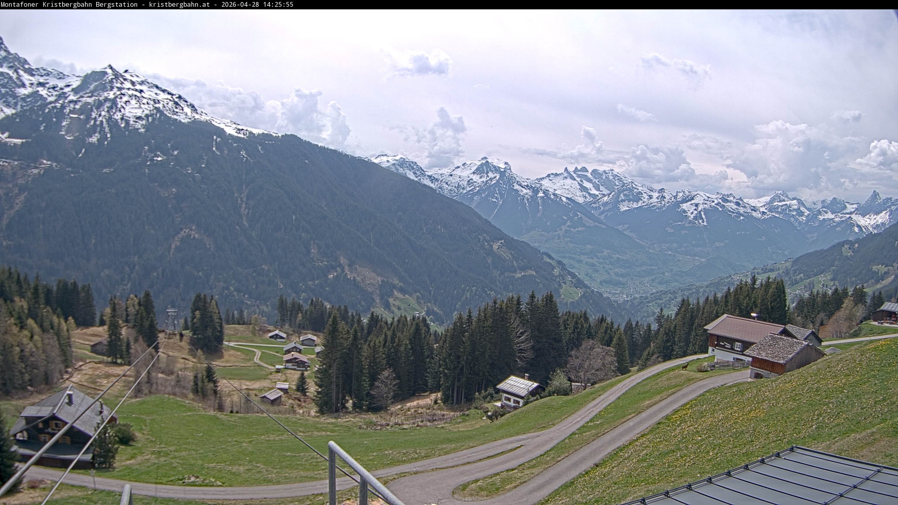 Archiv Foto Webcam Bergstation Montafoner Kristbergbahn, Vorarlberg