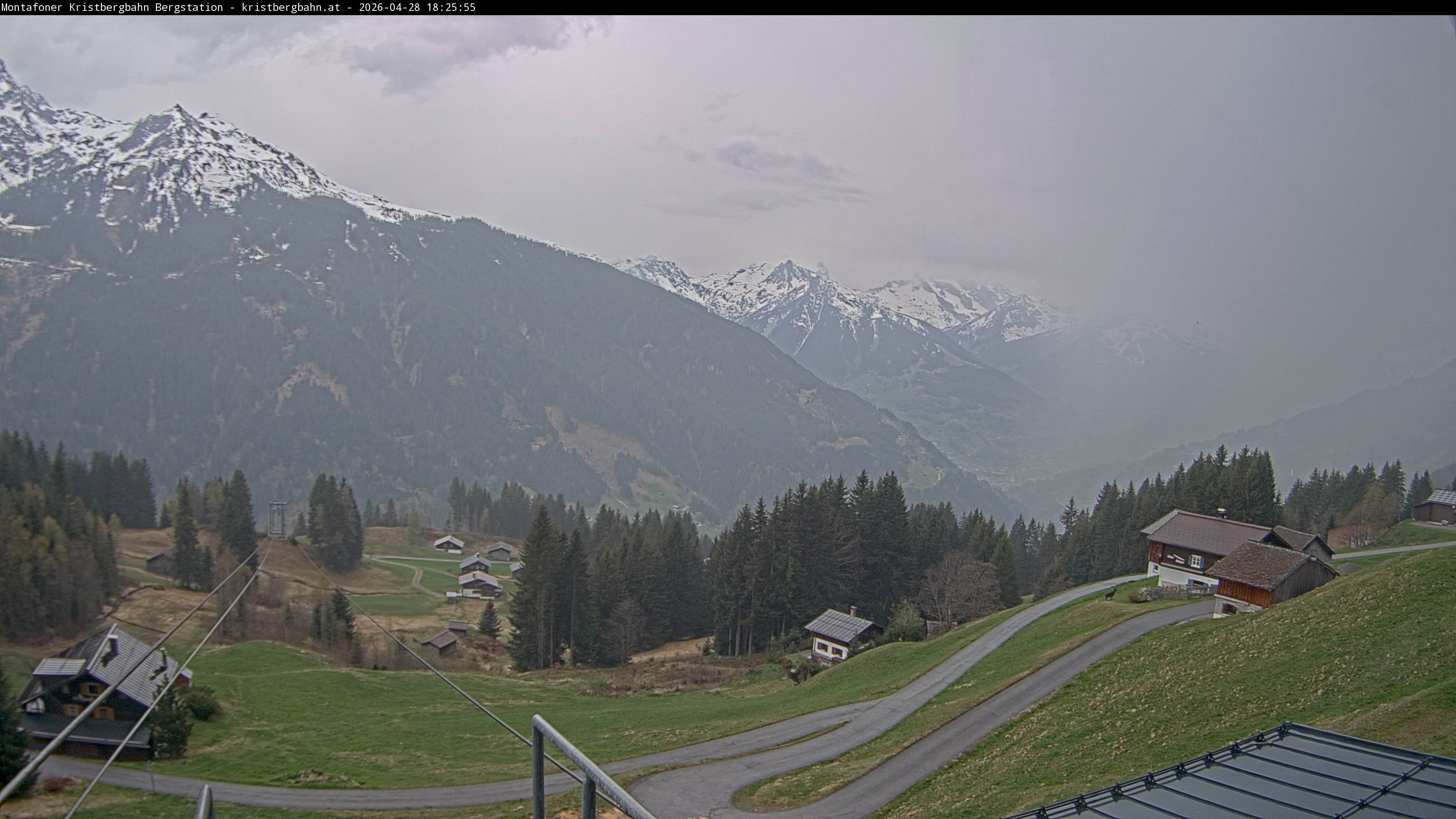 Archiv Foto Webcam Bergstation Montafoner Kristbergbahn, Vorarlberg