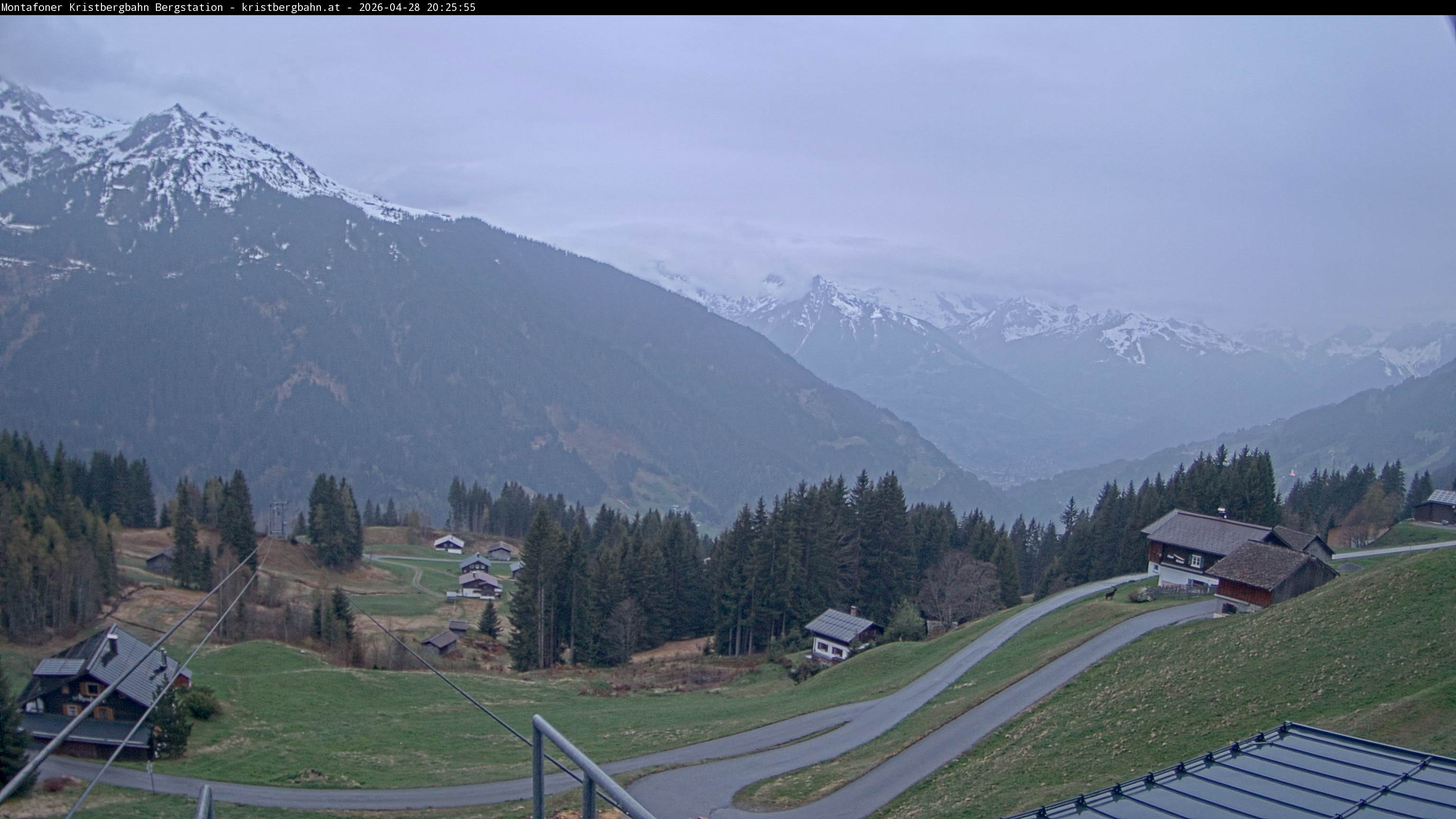 Archiv Foto Webcam Bergstation Montafoner Kristbergbahn, Vorarlberg