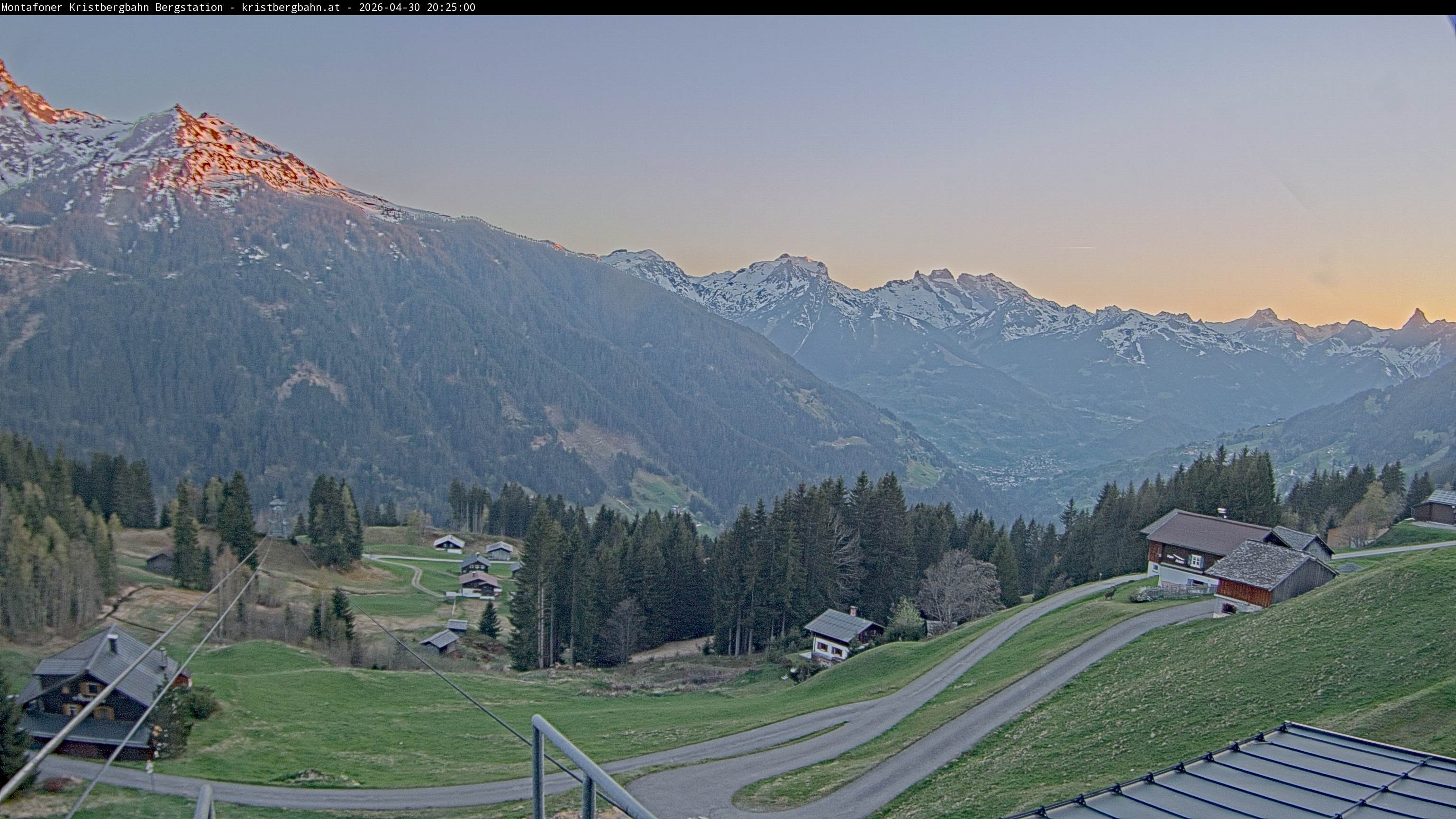 Archiv Foto Webcam Bergstation Montafoner Kristbergbahn, Vorarlberg