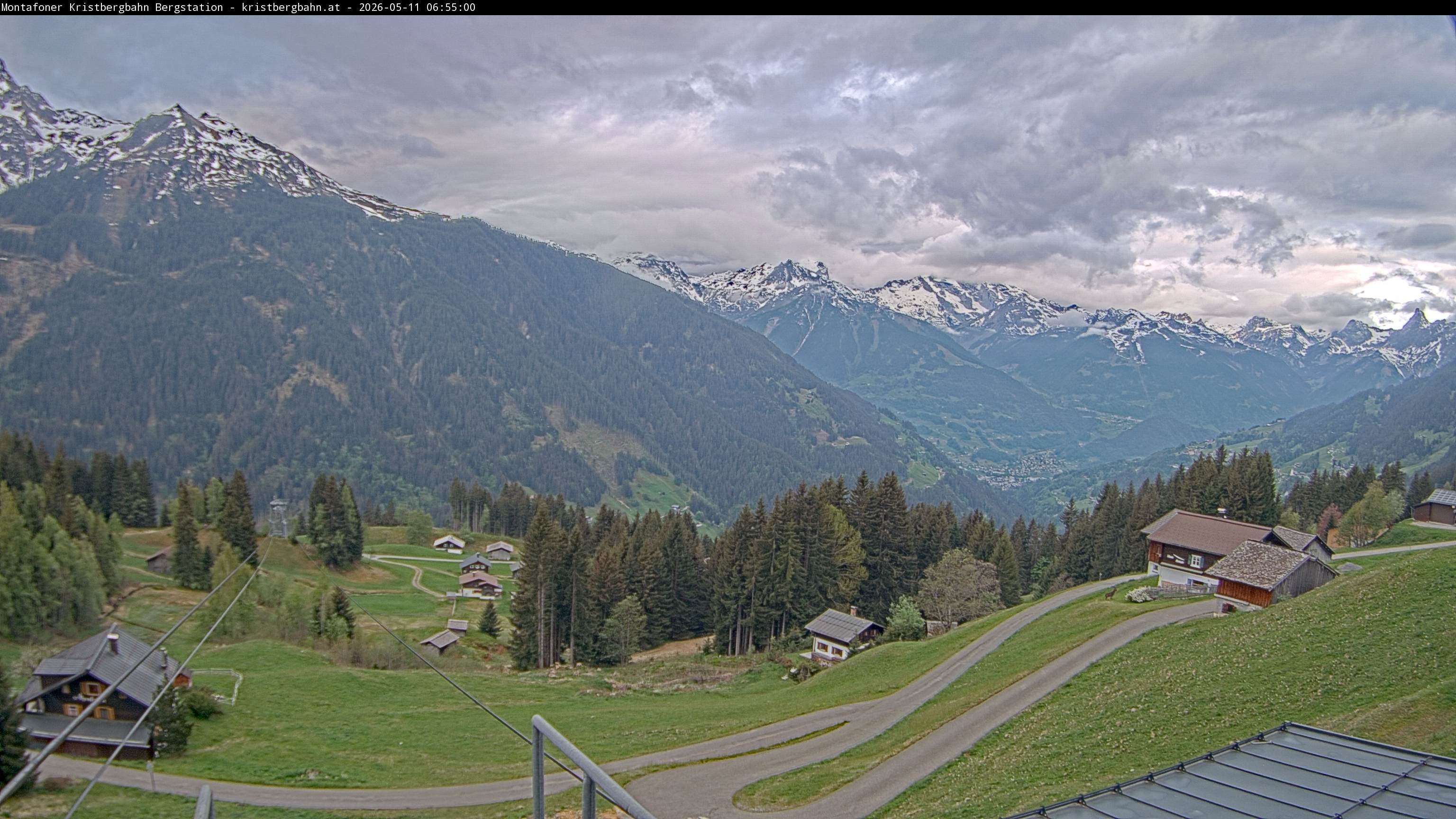 Archiv Foto Webcam Bergstation Montafoner Kristbergbahn, Vorarlberg