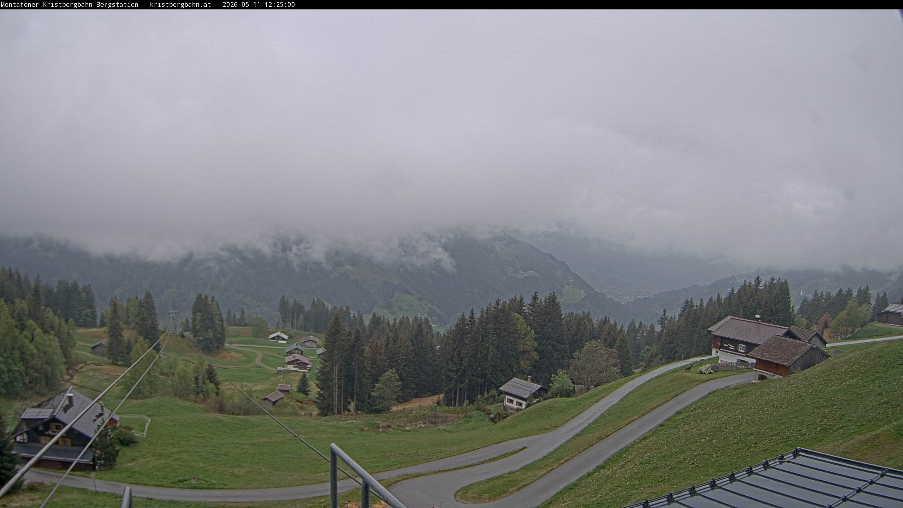 Archiv Foto Webcam Bergstation Montafoner Kristbergbahn, Vorarlberg