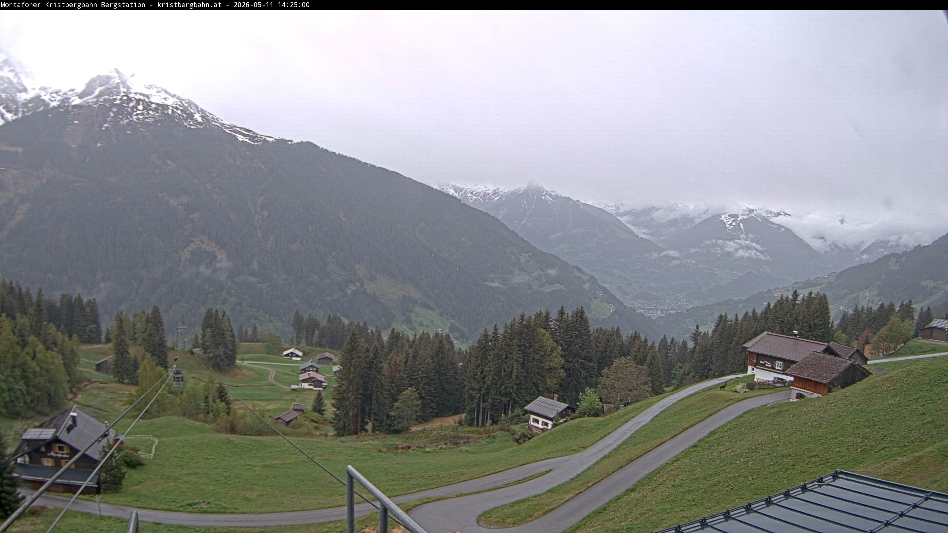 Archiv Foto Webcam Bergstation Montafoner Kristbergbahn, Vorarlberg