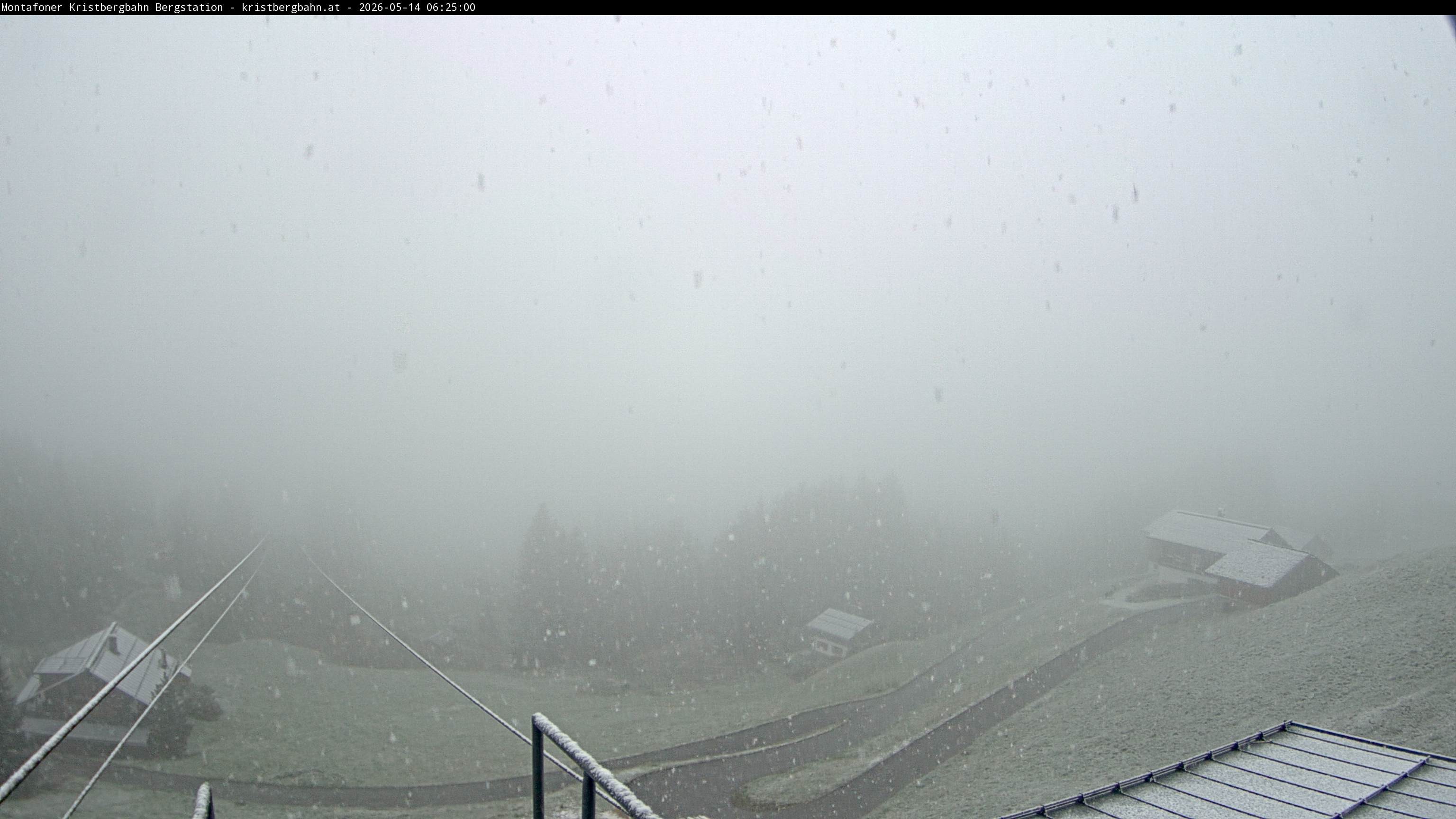Archiv Foto Webcam Bergstation Montafoner Kristbergbahn, Vorarlberg