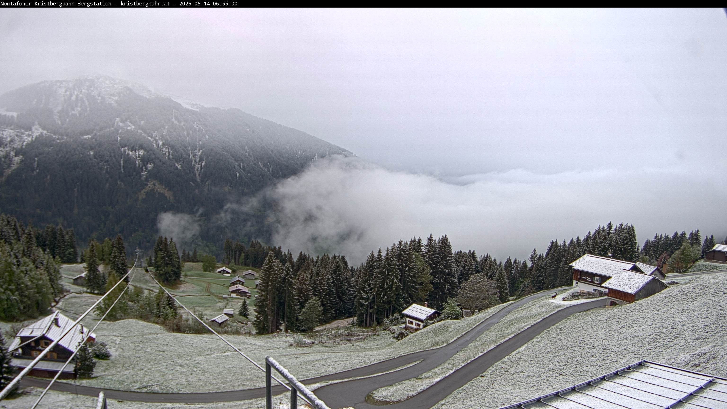 Archiv Foto Webcam Bergstation Montafoner Kristbergbahn, Vorarlberg