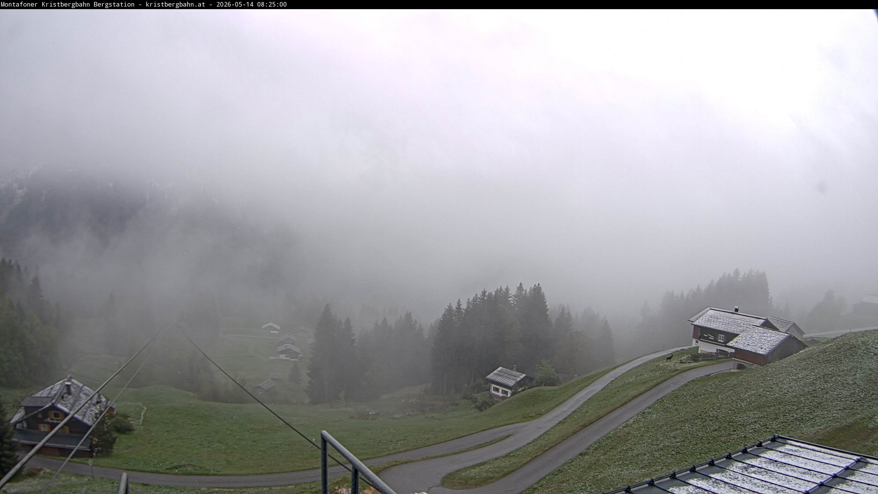 Archiv Foto Webcam Bergstation Montafoner Kristbergbahn, Vorarlberg