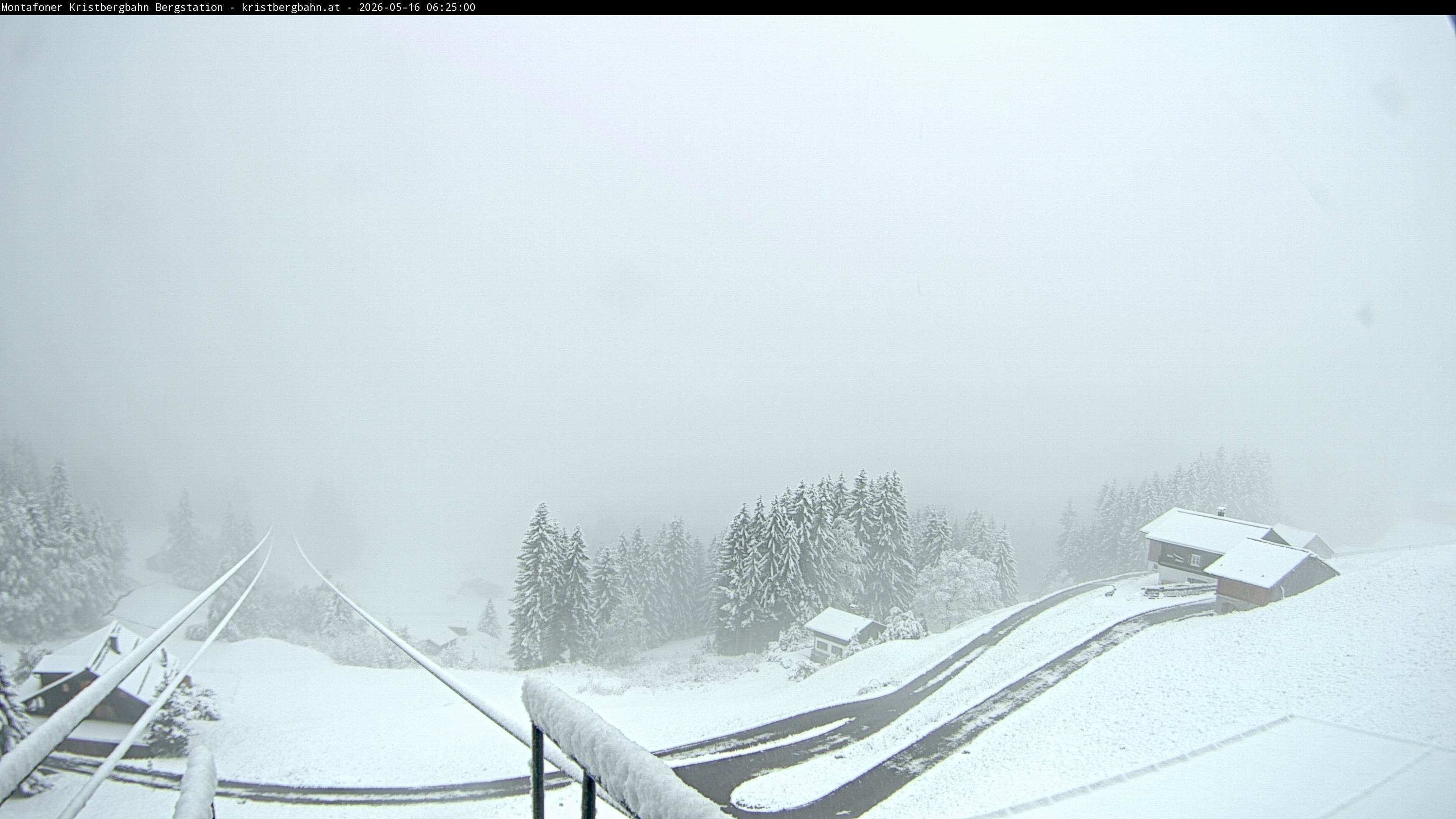 Archiv Foto Webcam Bergstation Montafoner Kristbergbahn, Vorarlberg