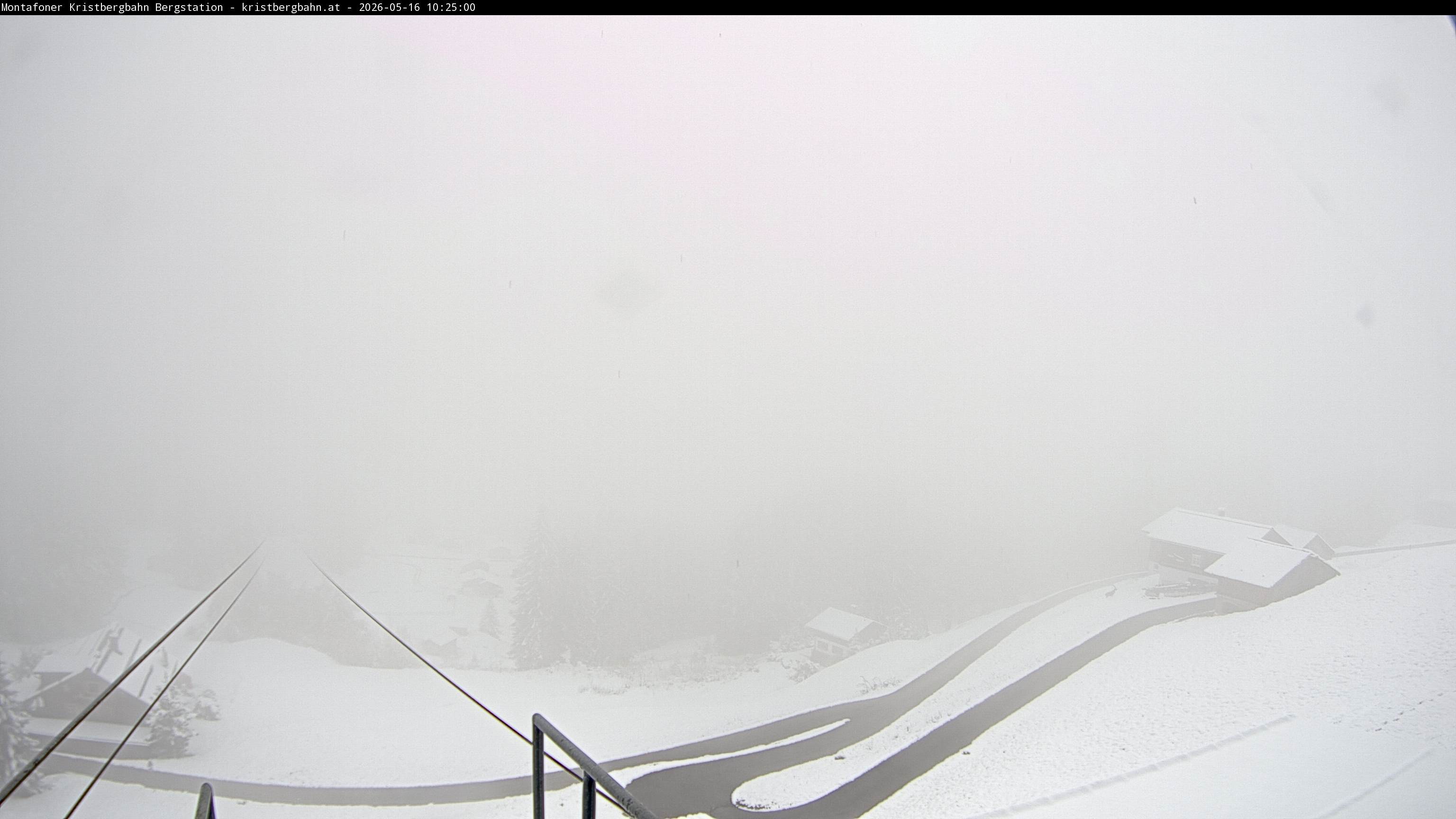 Archiv Foto Webcam Bergstation Montafoner Kristbergbahn, Vorarlberg
