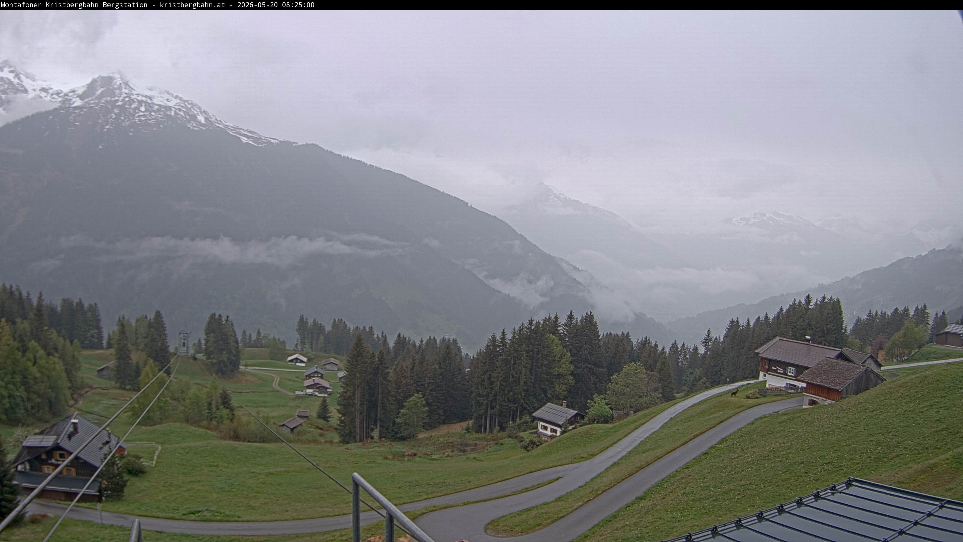 Archiv Foto Webcam Bergstation Montafoner Kristbergbahn, Vorarlberg