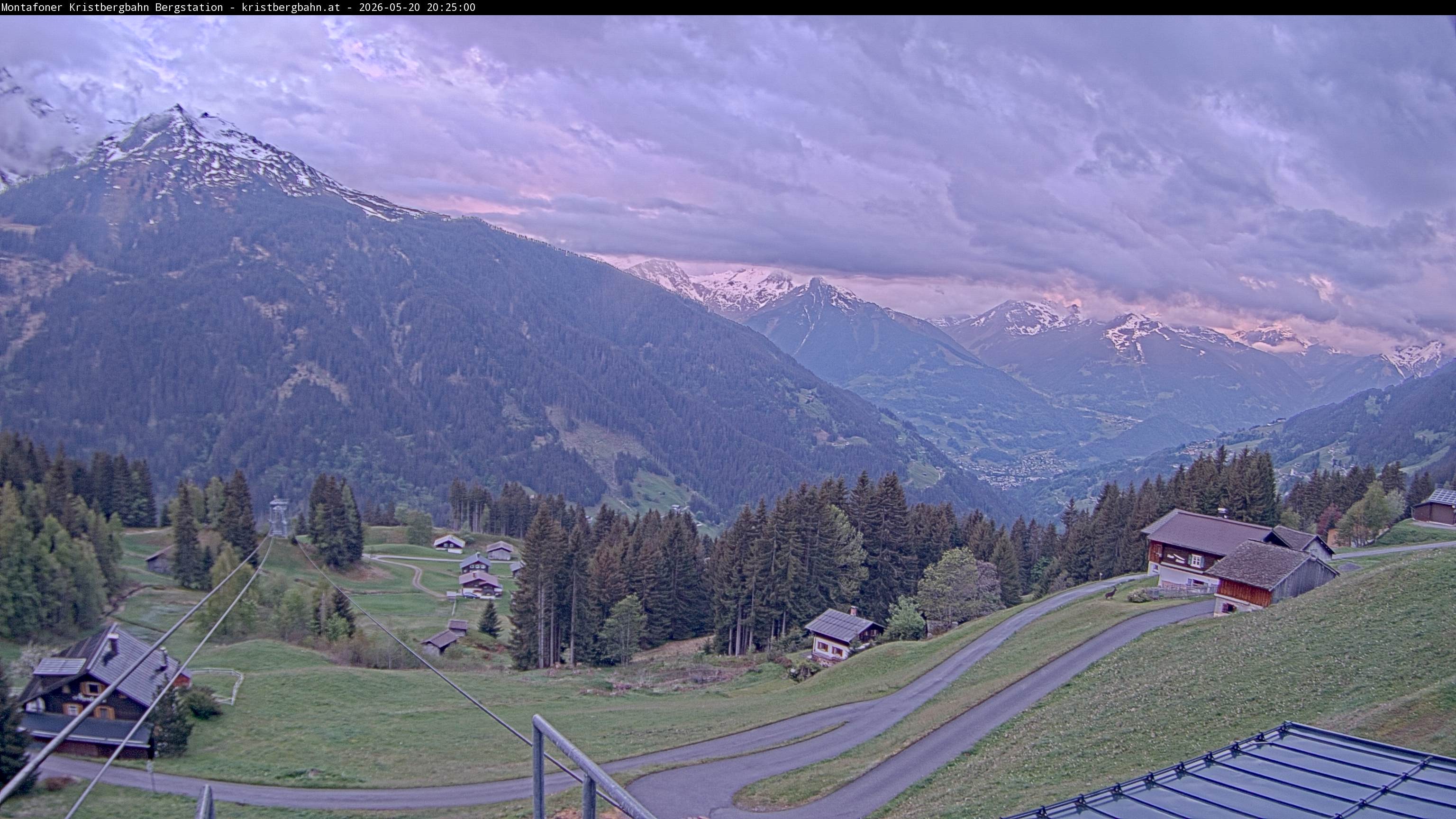 Archiv Foto Webcam Bergstation Montafoner Kristbergbahn, Vorarlberg