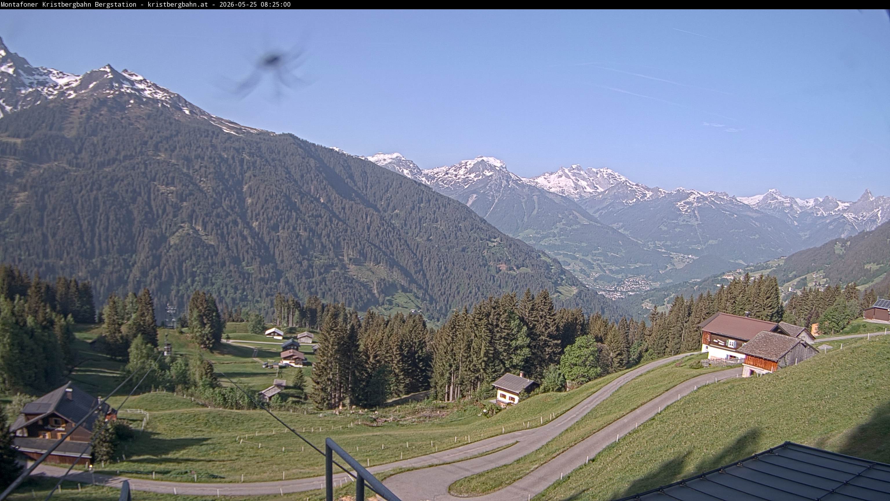Archiv Foto Webcam Bergstation Montafoner Kristbergbahn, Vorarlberg