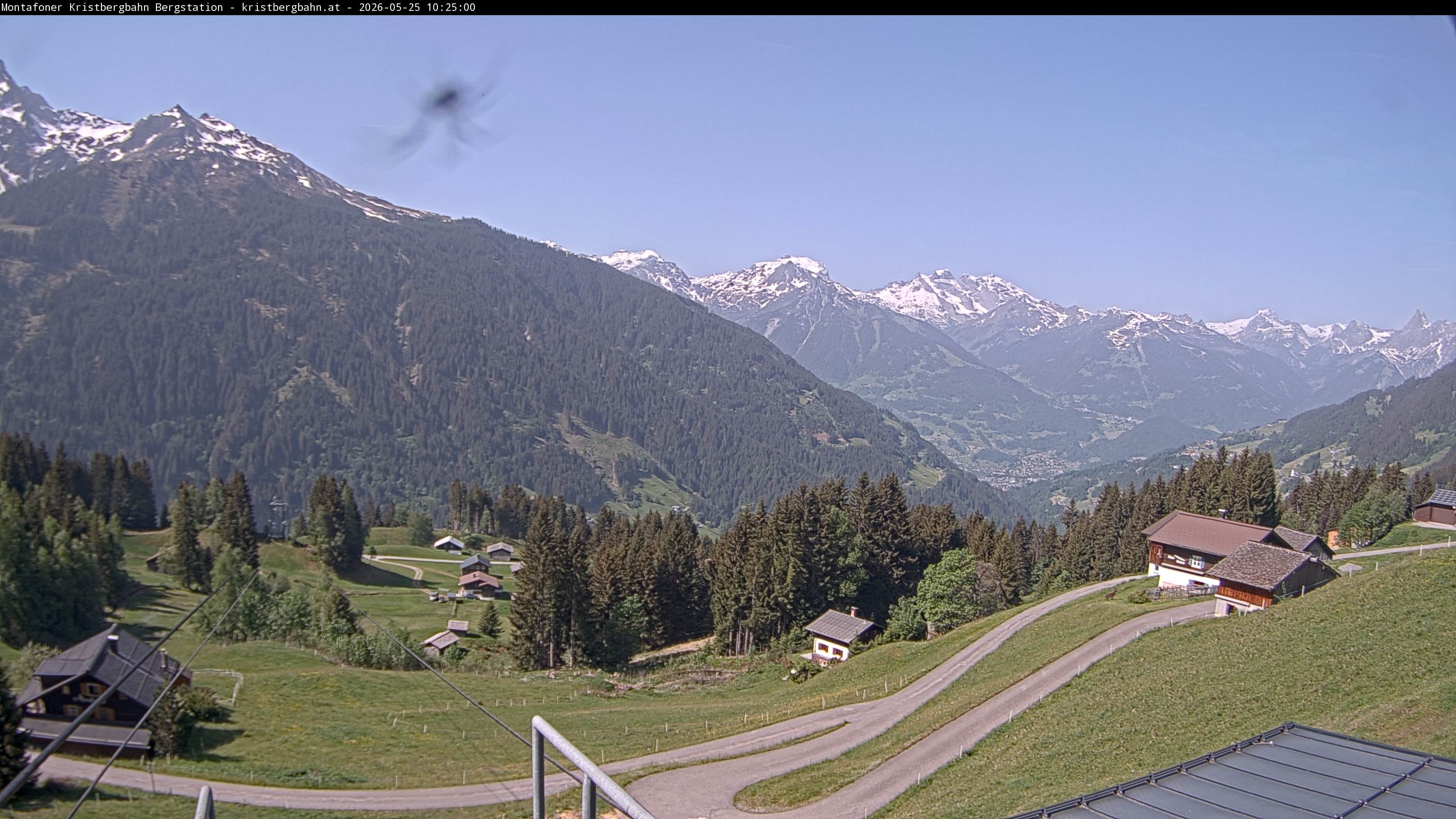Archiv Foto Webcam Bergstation Montafoner Kristbergbahn, Vorarlberg