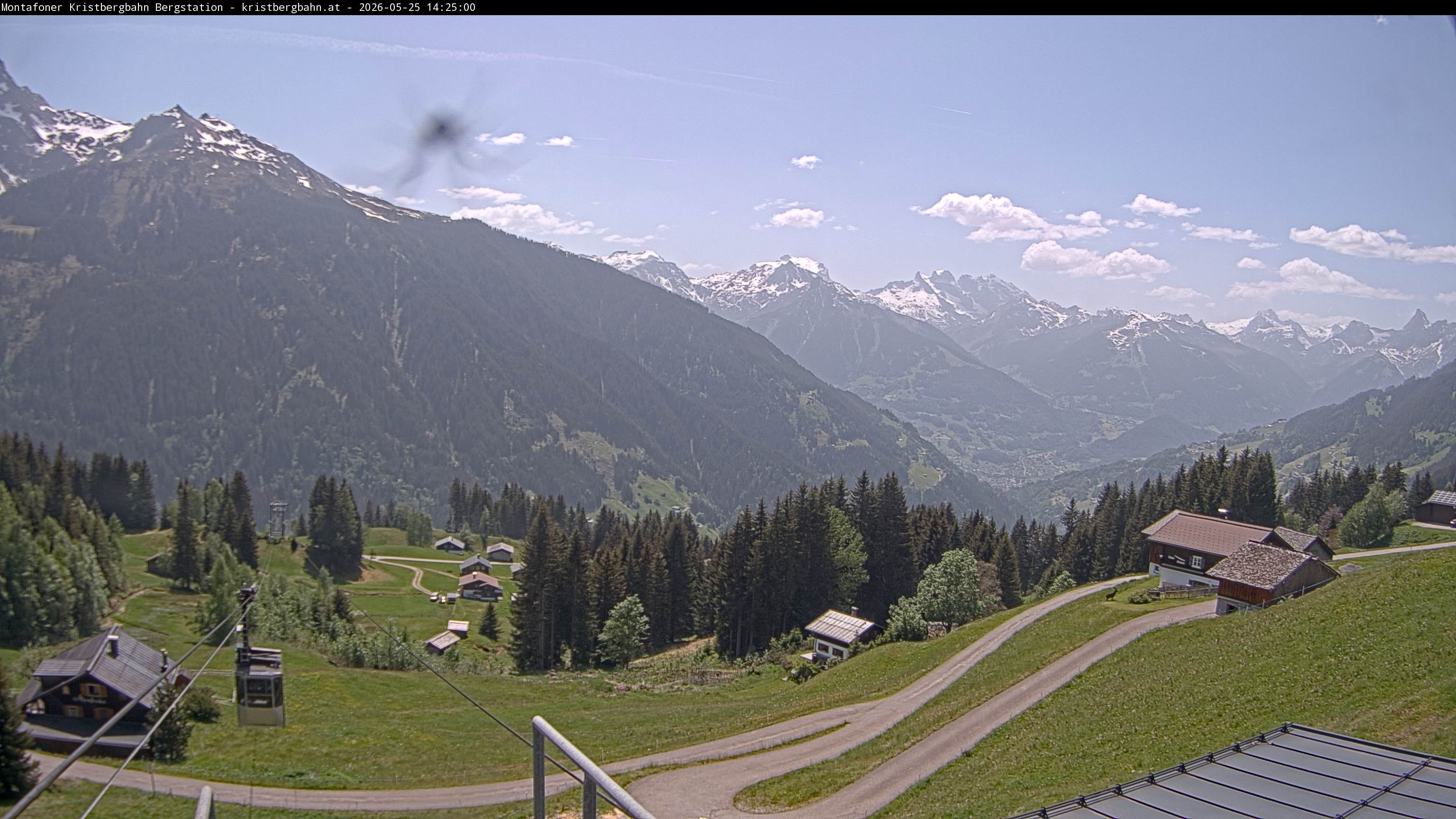 Archiv Foto Webcam Bergstation Montafoner Kristbergbahn, Vorarlberg