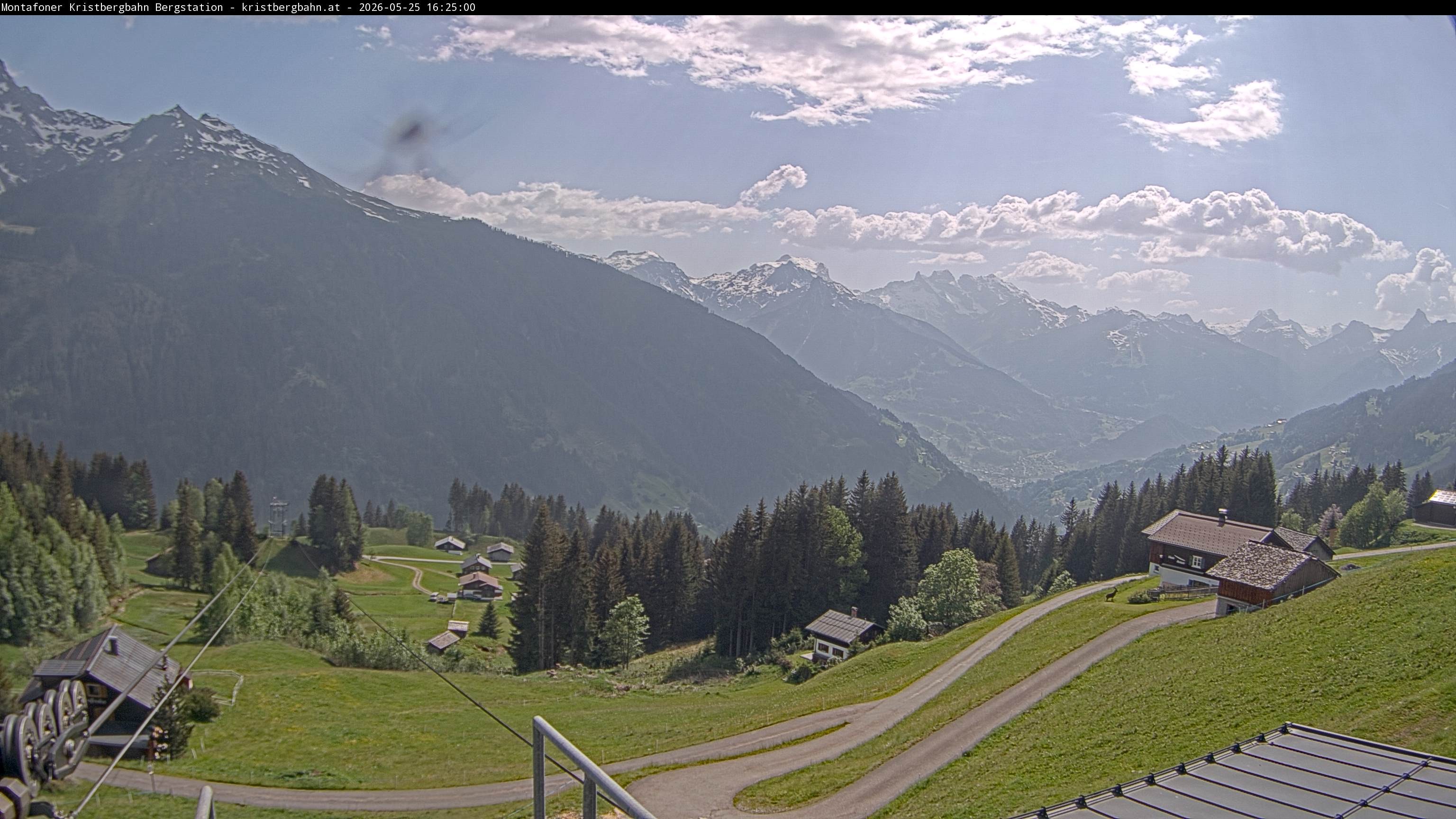 Archiv Foto Webcam Bergstation Montafoner Kristbergbahn, Vorarlberg