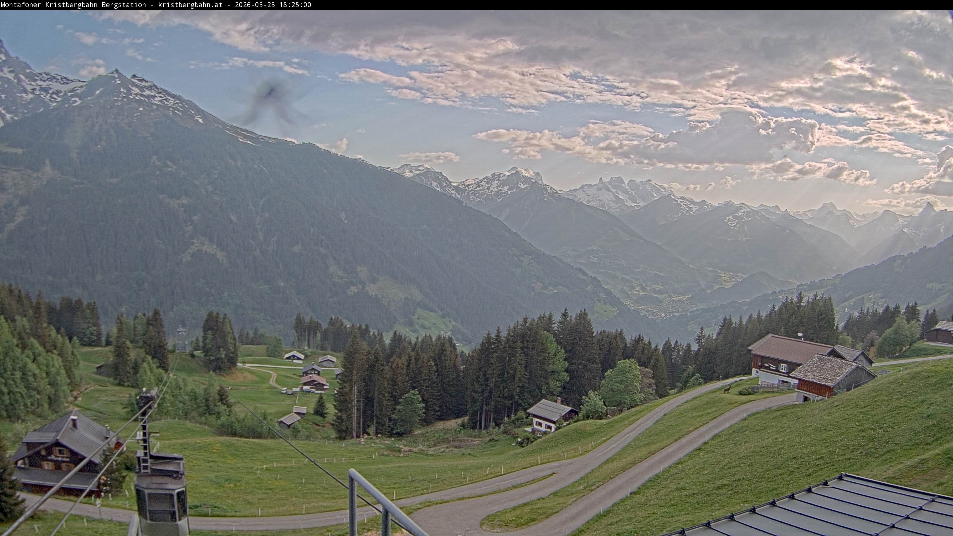 Archived image Webcam Top station Montafoner Kristbergbahn, Vorarlberg