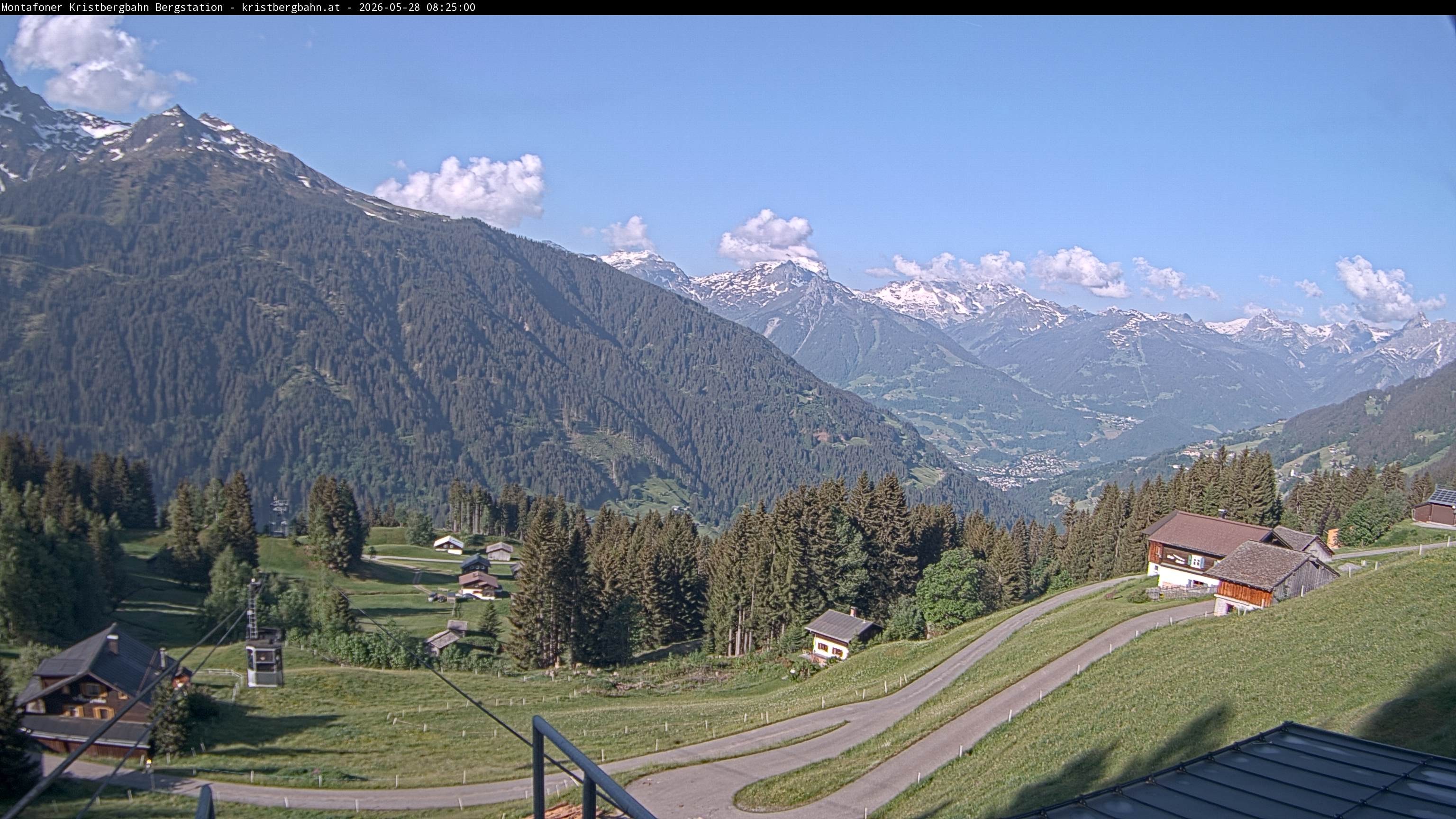 Archiv Foto Webcam Bergstation Montafoner Kristbergbahn, Vorarlberg