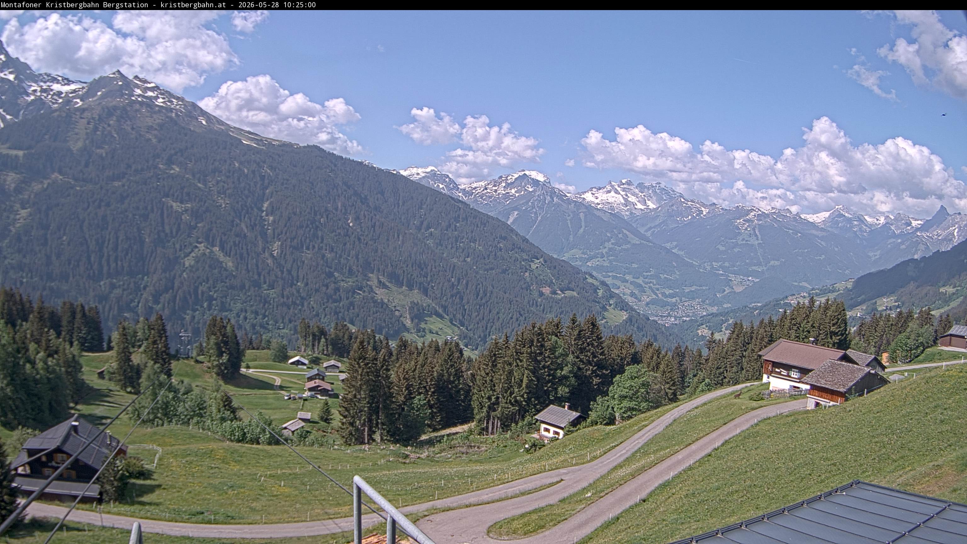 Archiv Foto Webcam Bergstation Montafoner Kristbergbahn, Vorarlberg