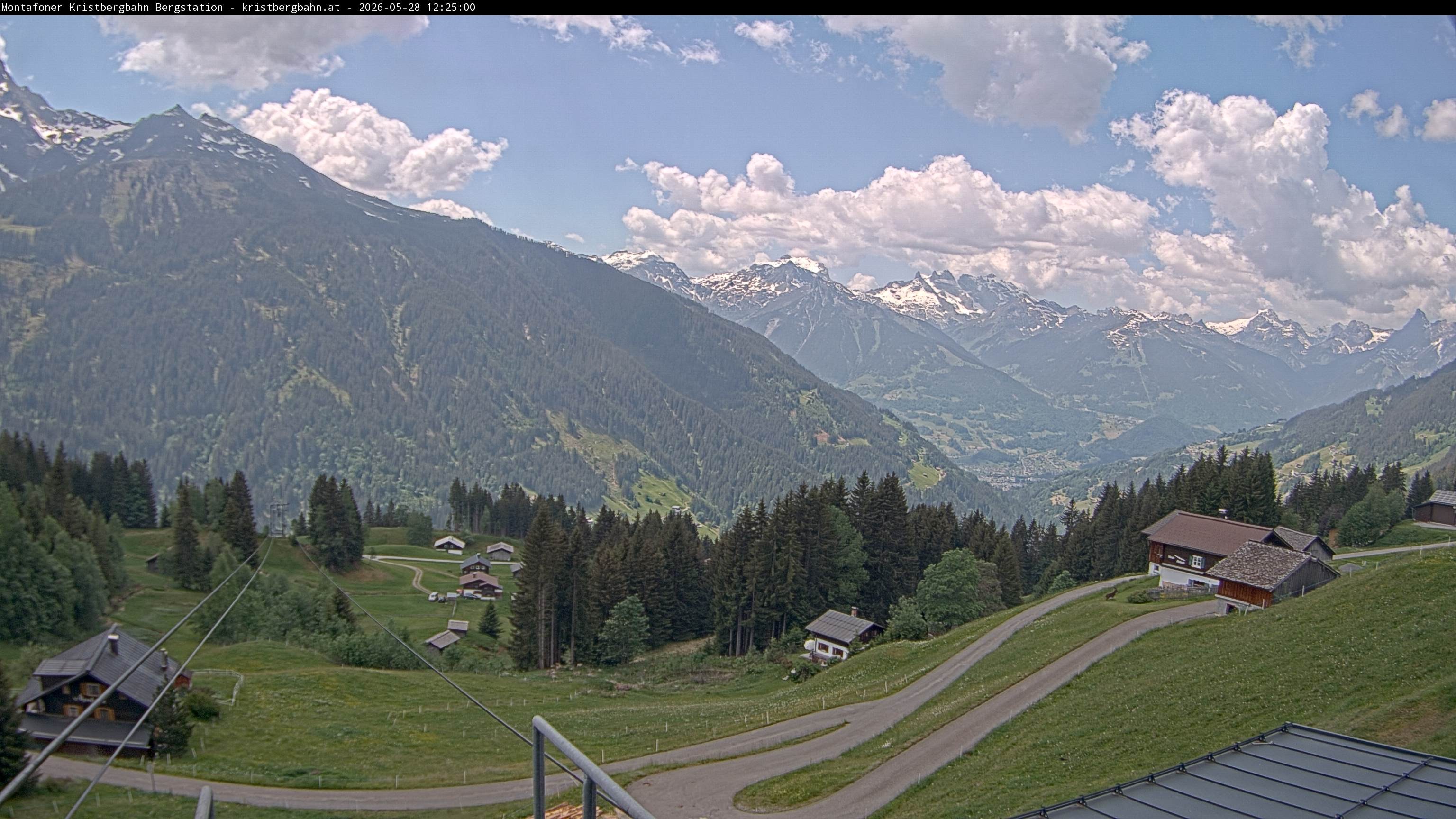 Archiv Foto Webcam Bergstation Montafoner Kristbergbahn, Vorarlberg