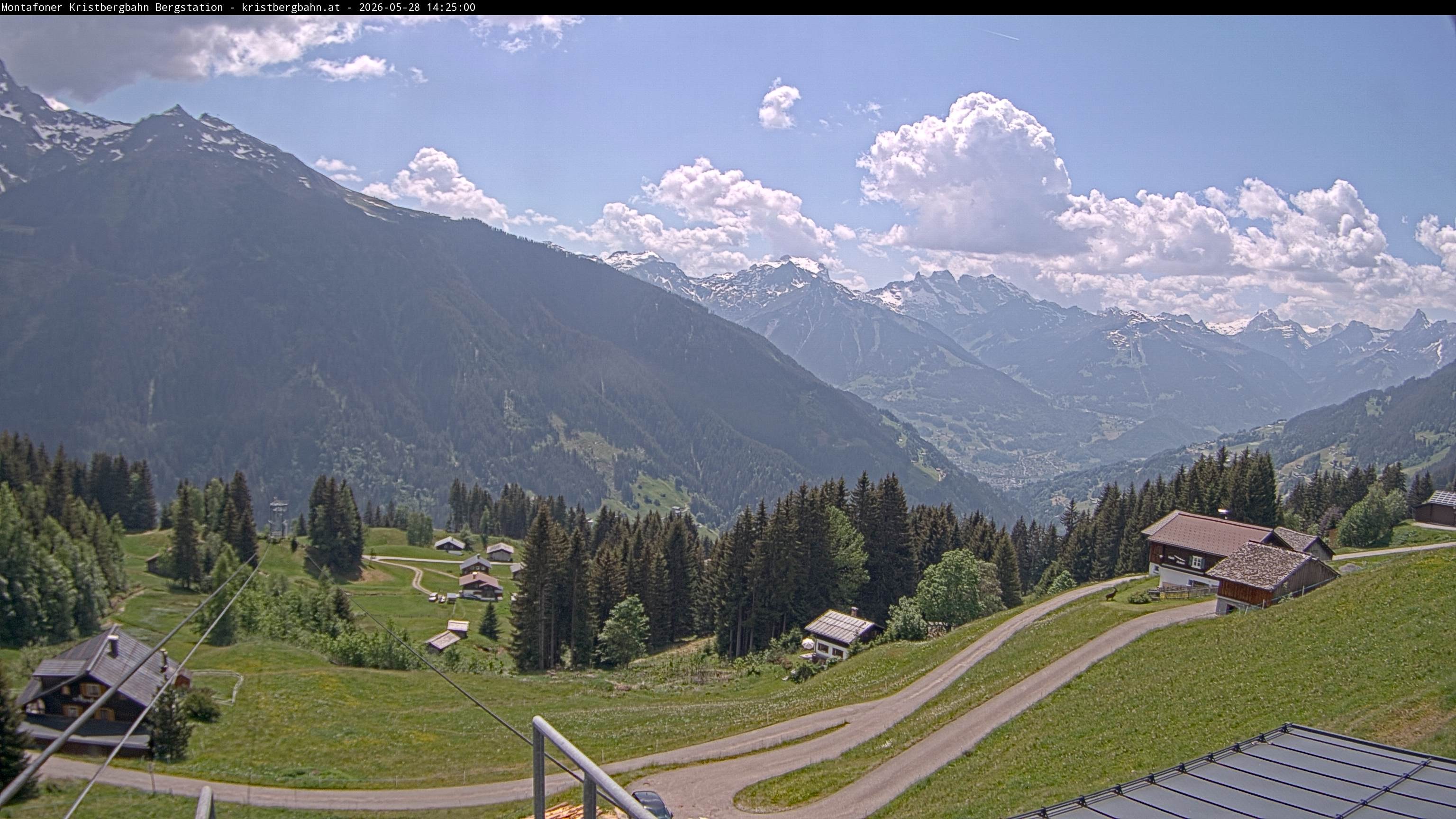 Archiv Foto Webcam Bergstation Montafoner Kristbergbahn, Vorarlberg