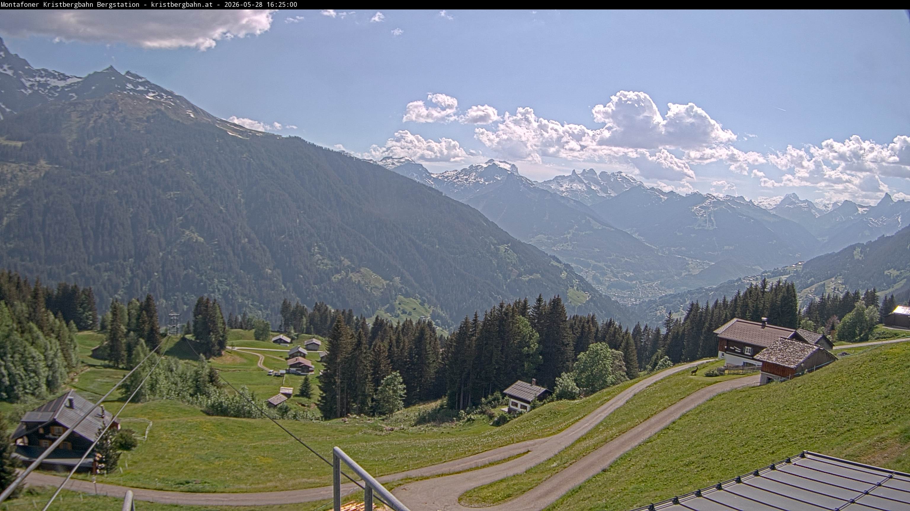 Archiv Foto Webcam Bergstation Montafoner Kristbergbahn, Vorarlberg