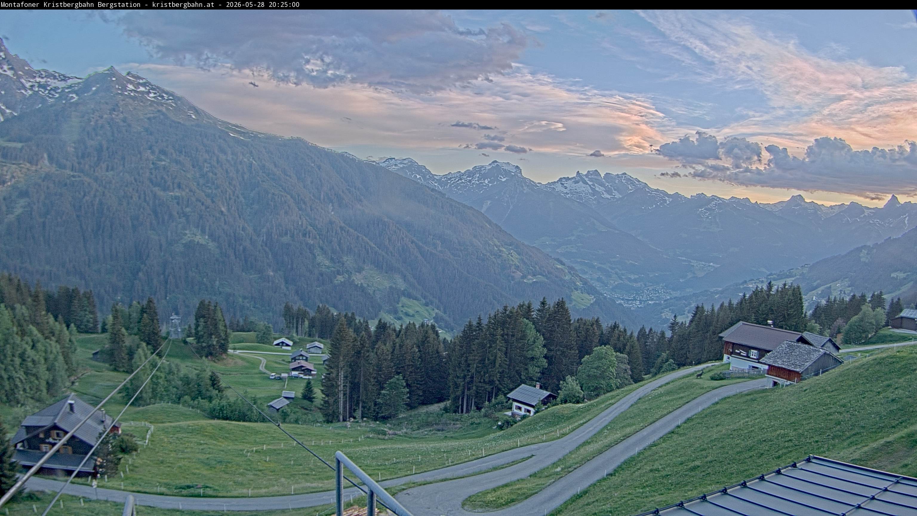 Archiv Foto Webcam Bergstation Montafoner Kristbergbahn, Vorarlberg