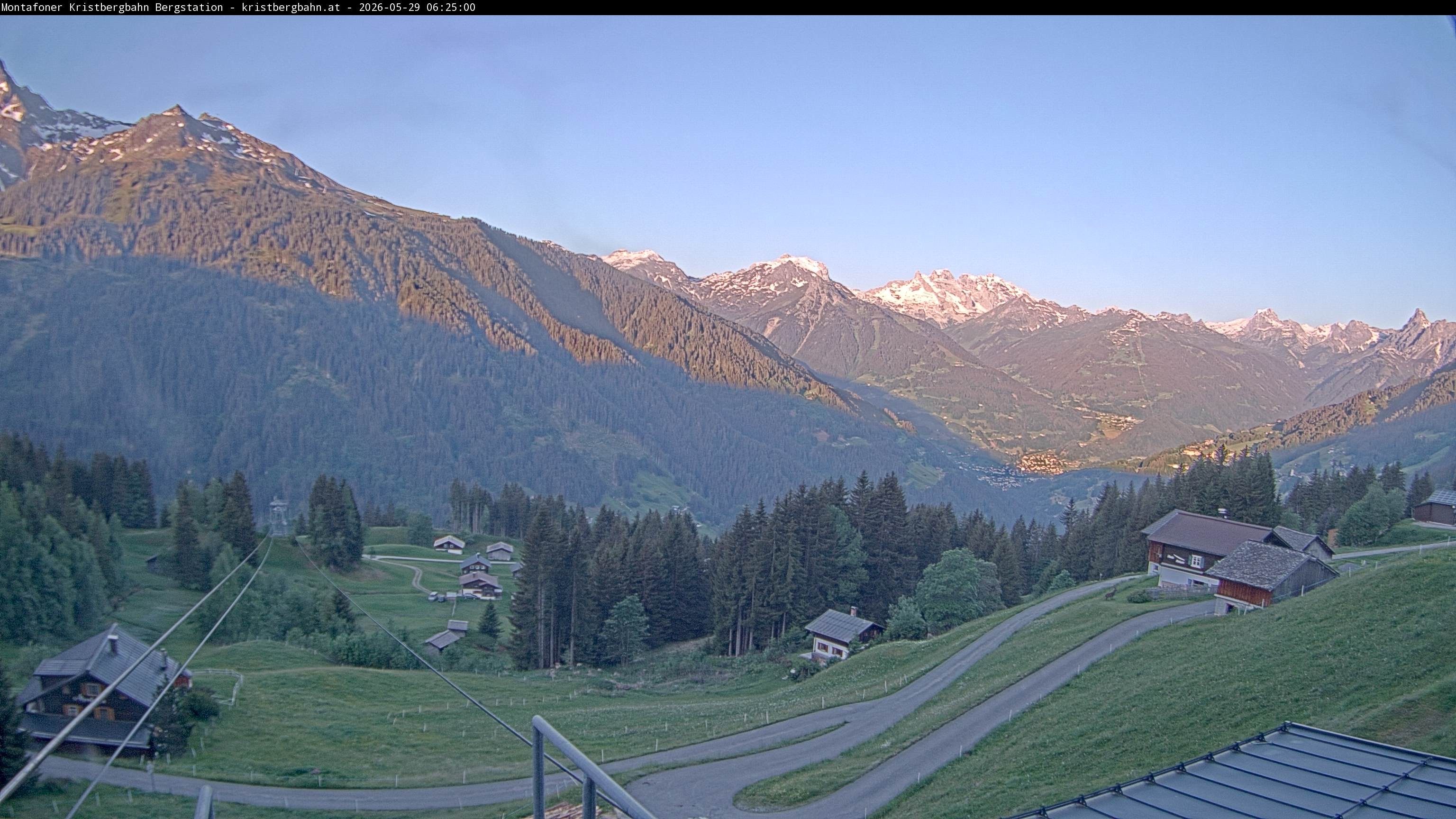 Archiv Foto Webcam Bergstation Montafoner Kristbergbahn, Vorarlberg