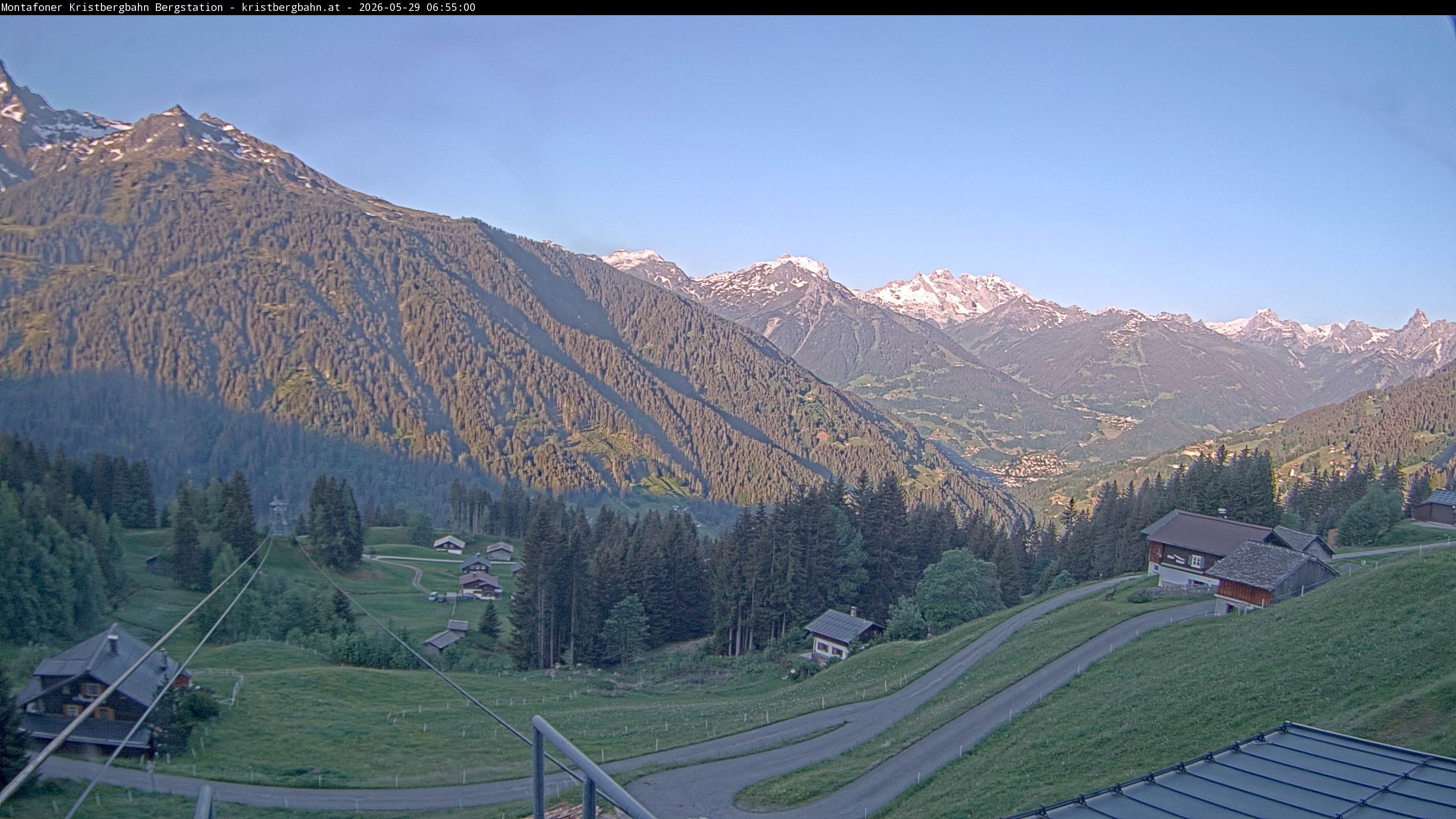 Archiv Foto Webcam Bergstation Montafoner Kristbergbahn, Vorarlberg