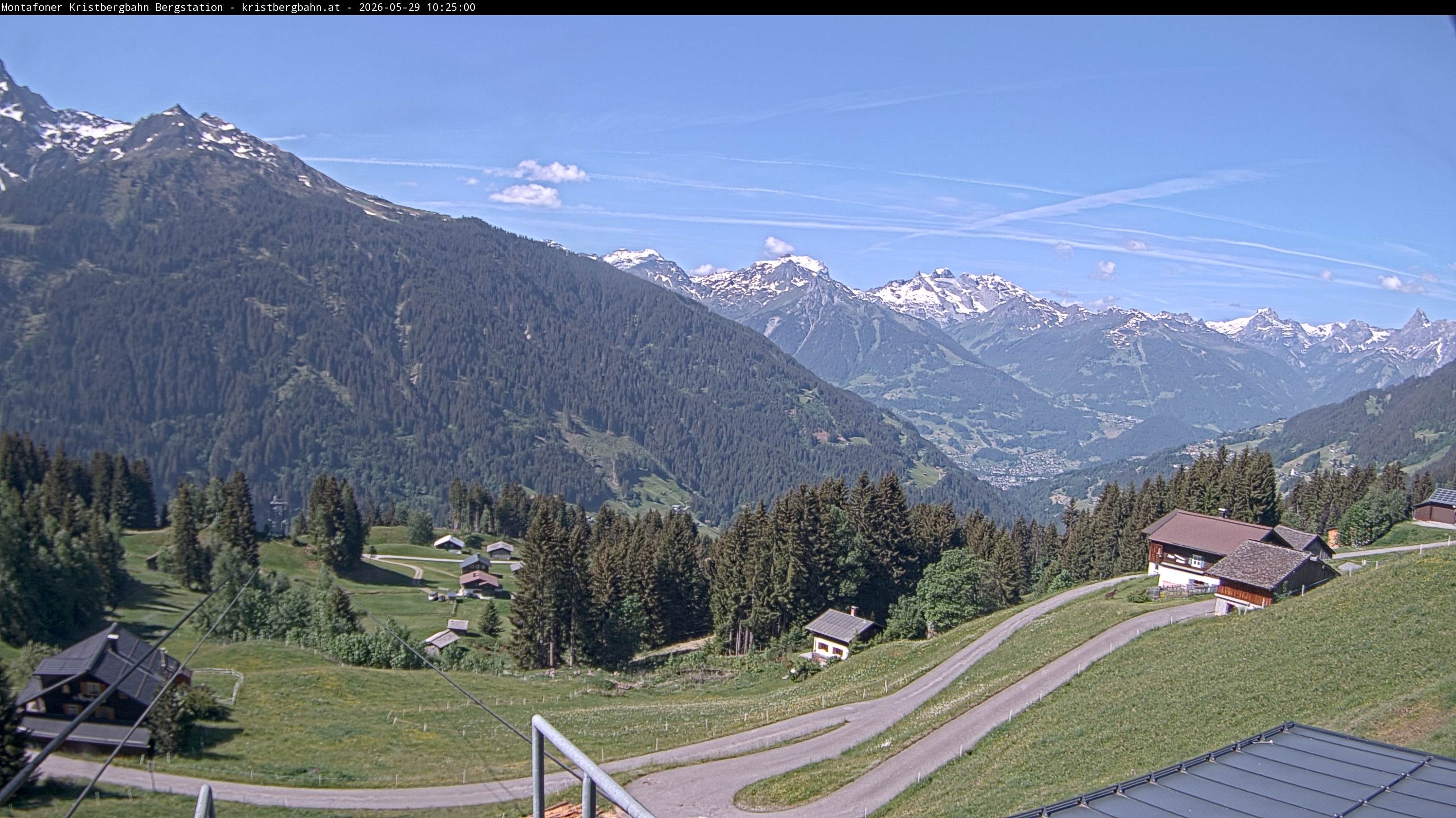 Archiv Foto Webcam Bergstation Montafoner Kristbergbahn, Vorarlberg