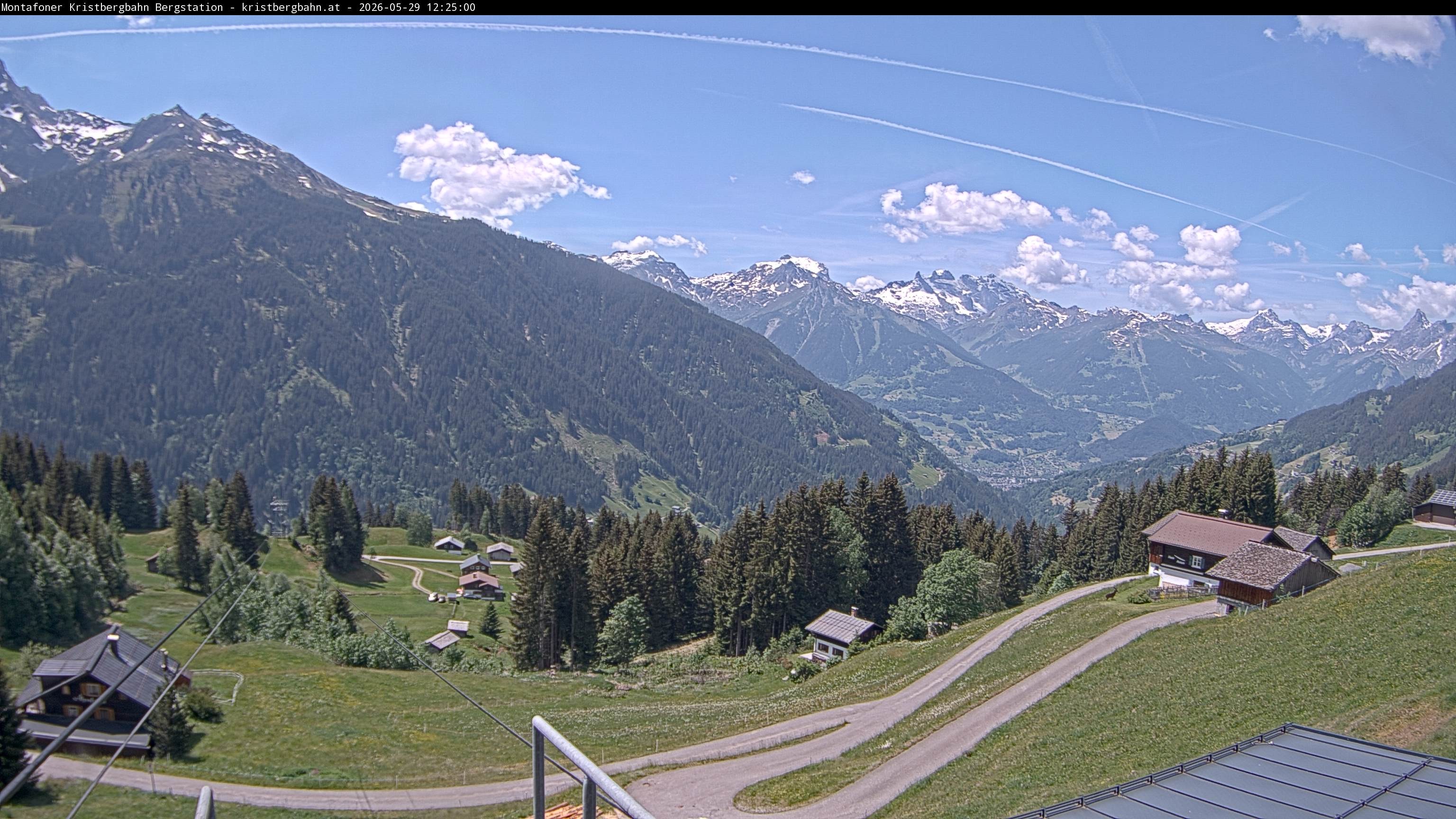 Archiv Foto Webcam Bergstation Montafoner Kristbergbahn, Vorarlberg