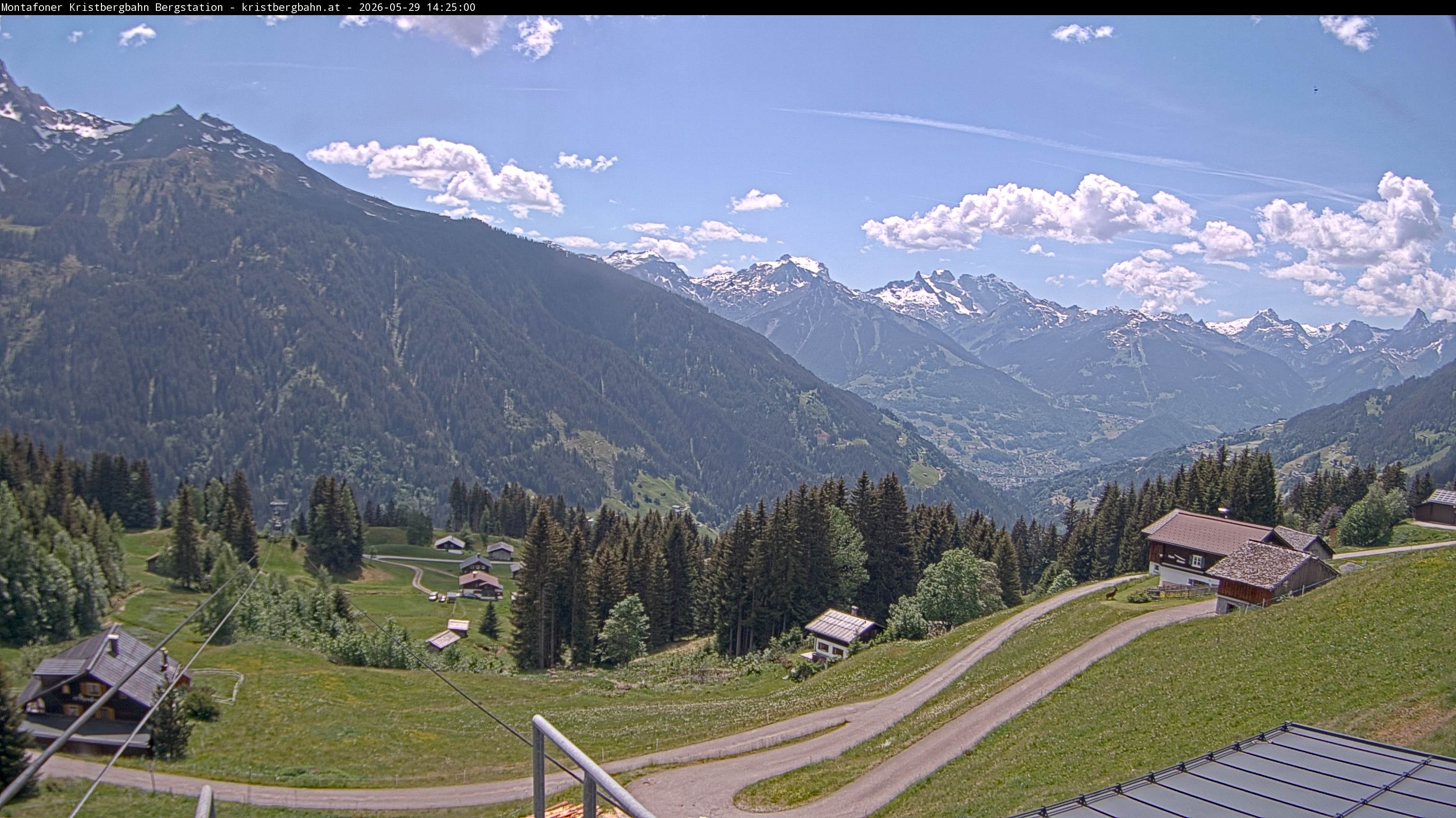 Archiv Foto Webcam Bergstation Montafoner Kristbergbahn, Vorarlberg