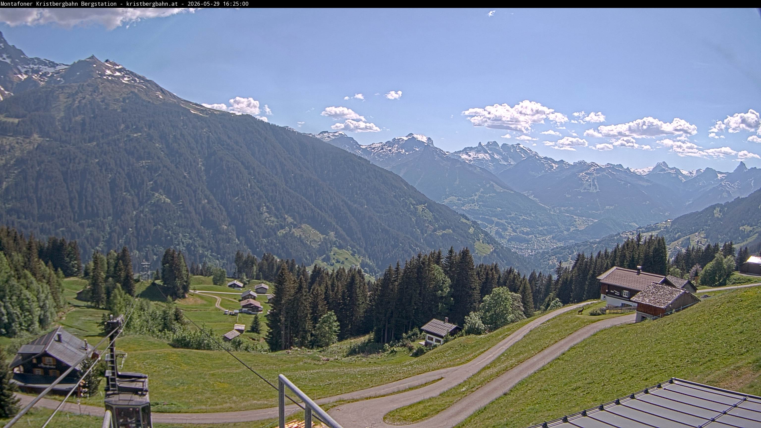 Archiv Foto Webcam Bergstation Montafoner Kristbergbahn, Vorarlberg