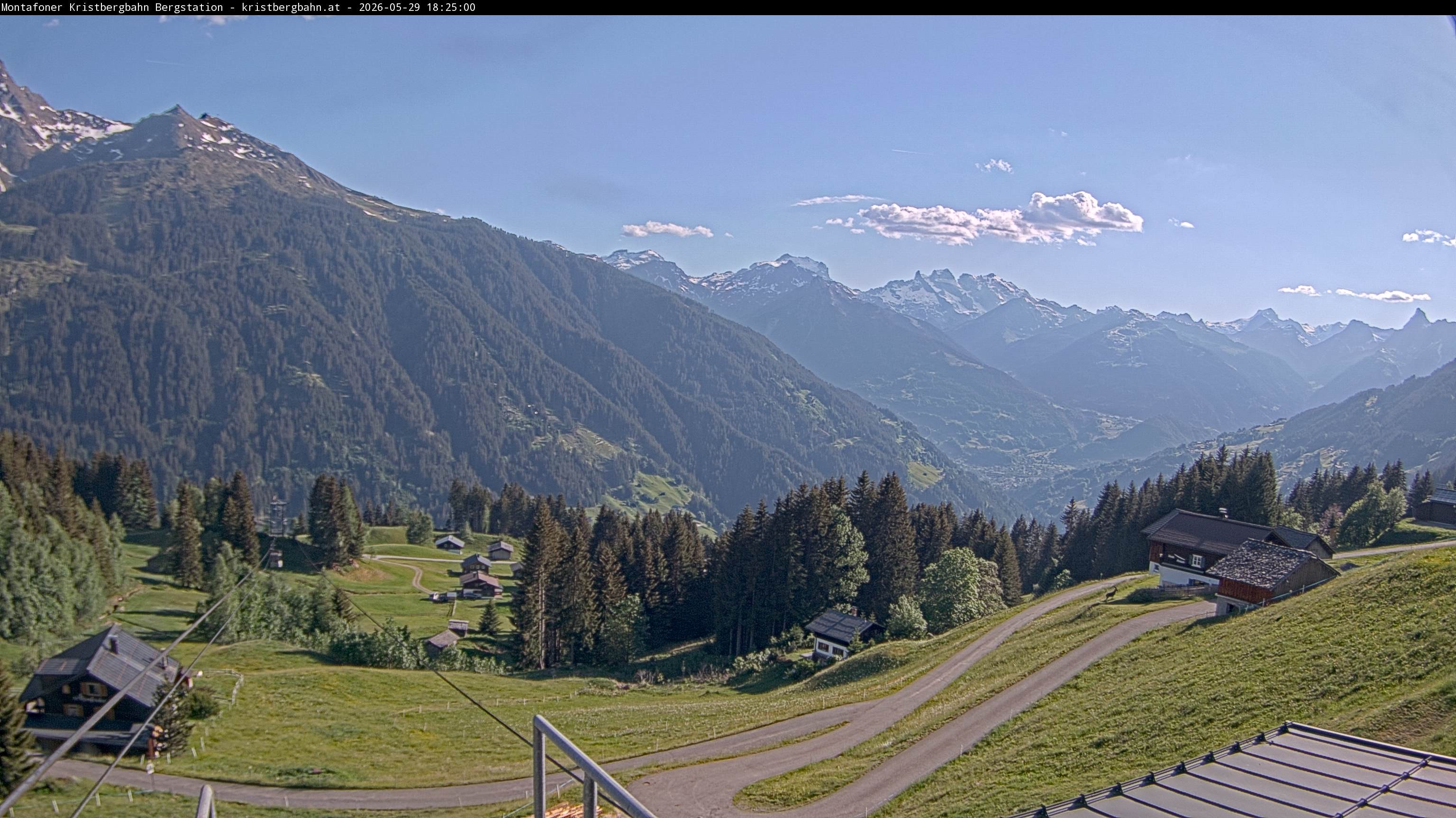 Archiv Foto Webcam Bergstation Montafoner Kristbergbahn, Vorarlberg